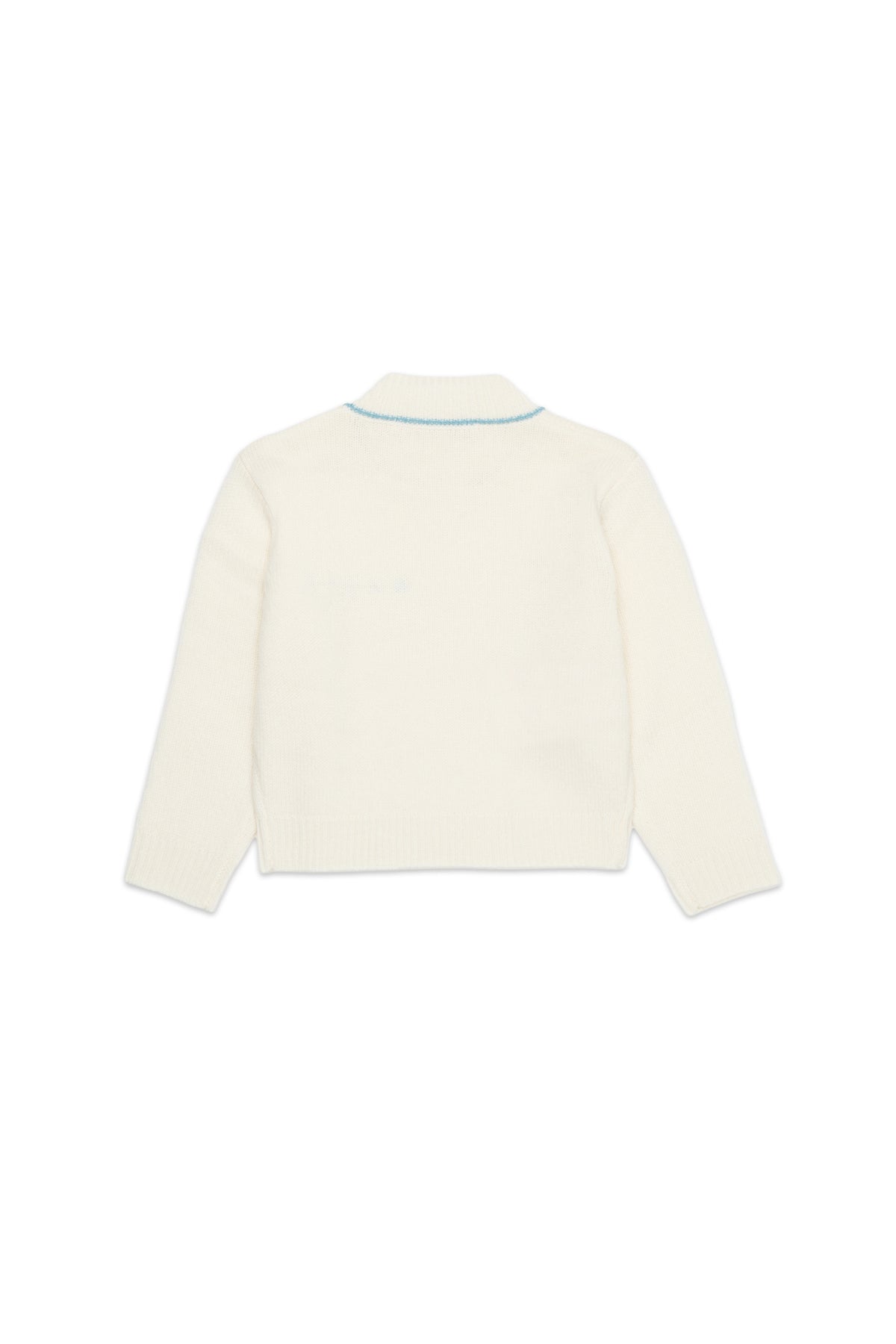 Pull en laine et cachemire à col rond