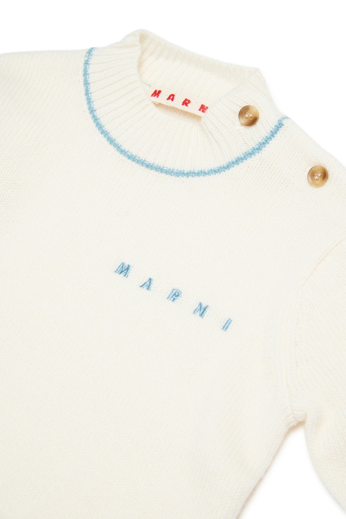 Pull en laine et cachemire à col rond