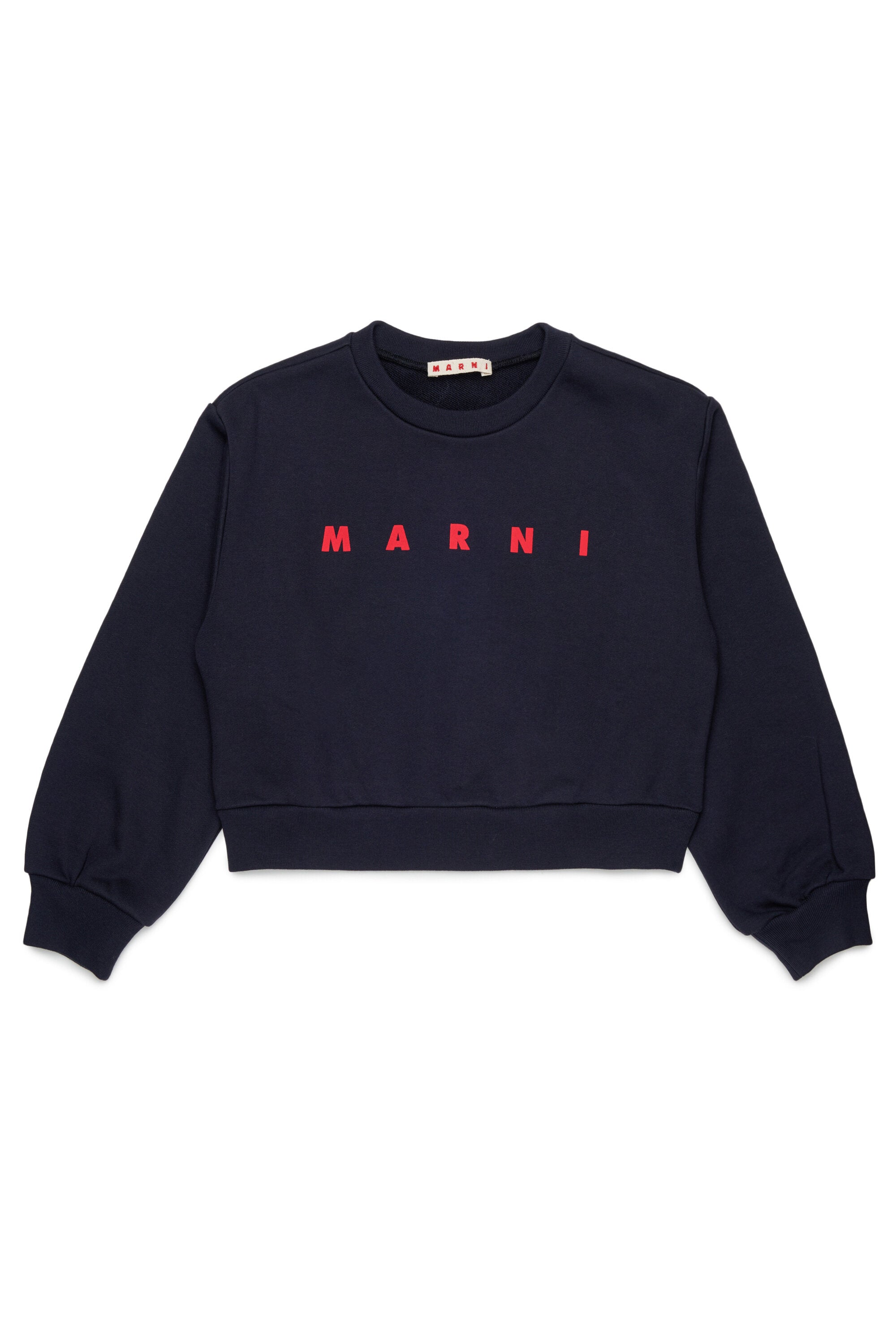 Crew-neck sweatshirt with logo