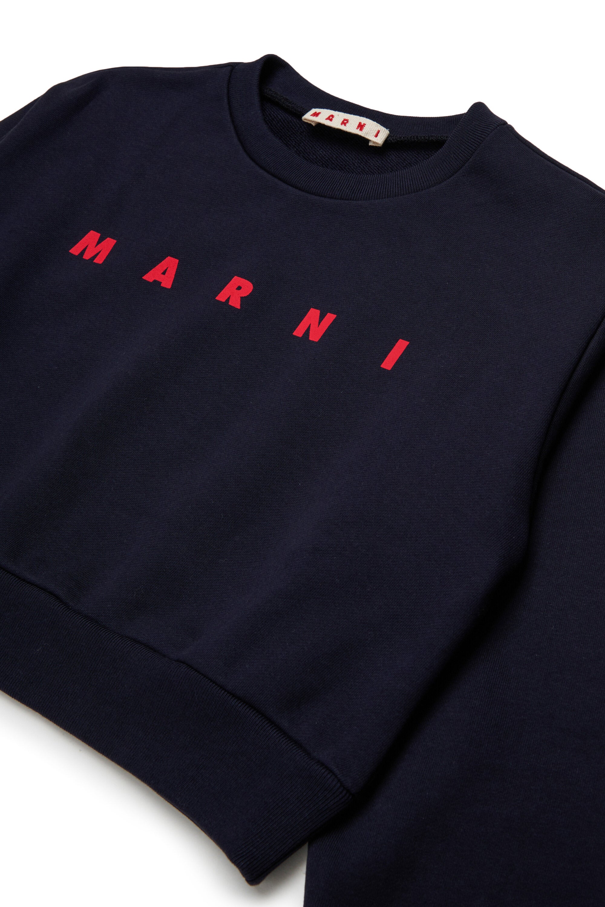 Sweat-shirt col rond avec logo