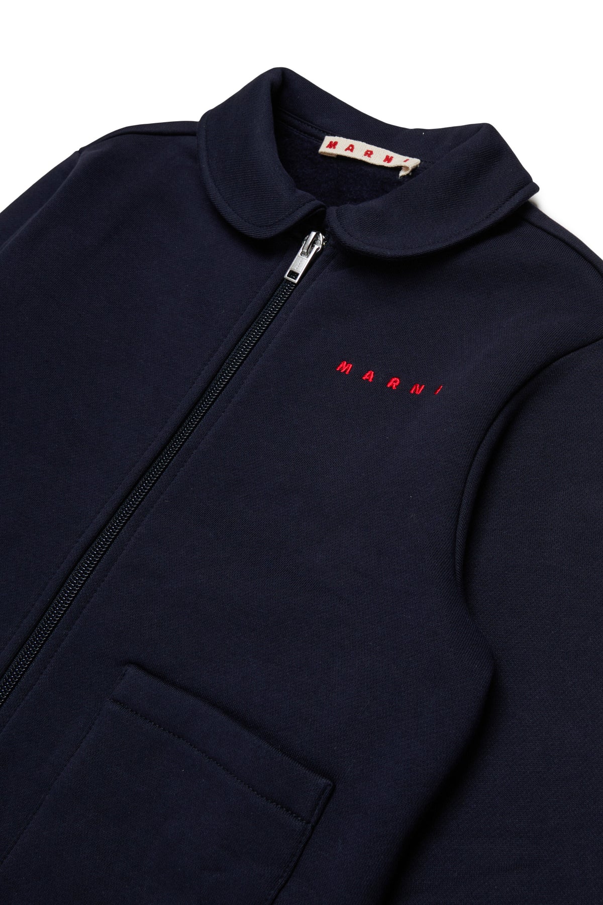 Sweatshirt mit Reißverschluss und Logo