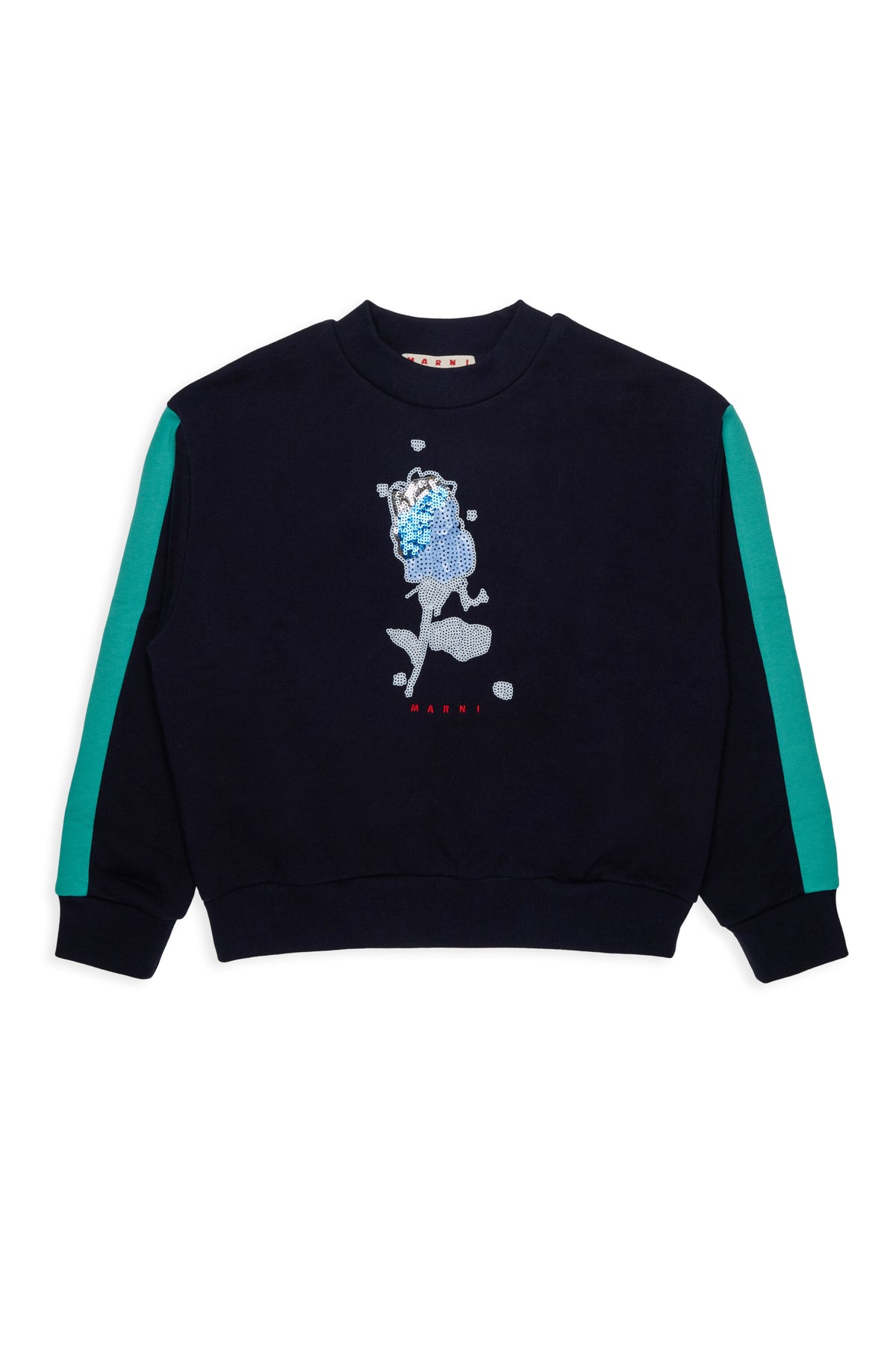 Sweat-shirt col rond avec logo