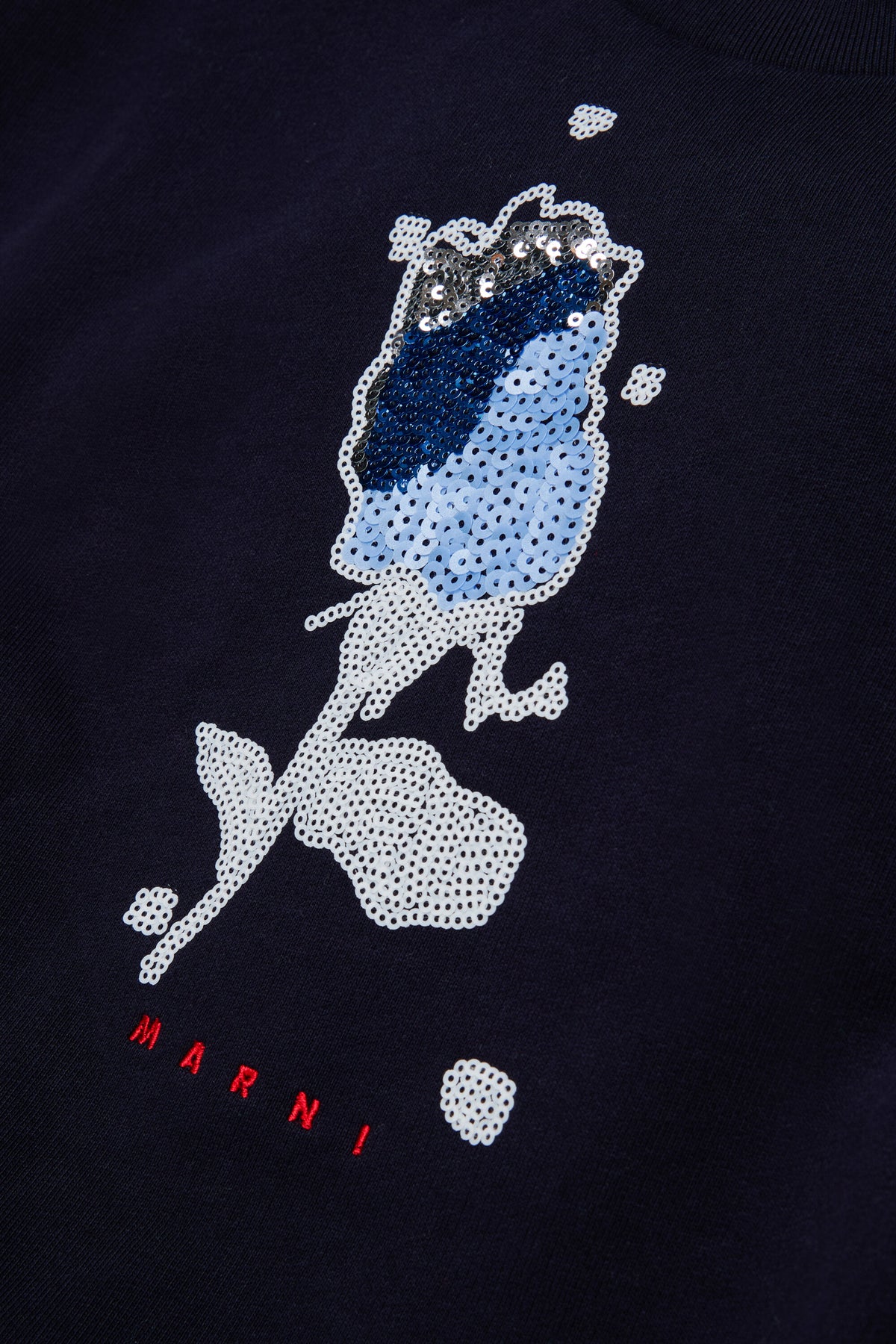 Sweat-shirt col rond avec logo