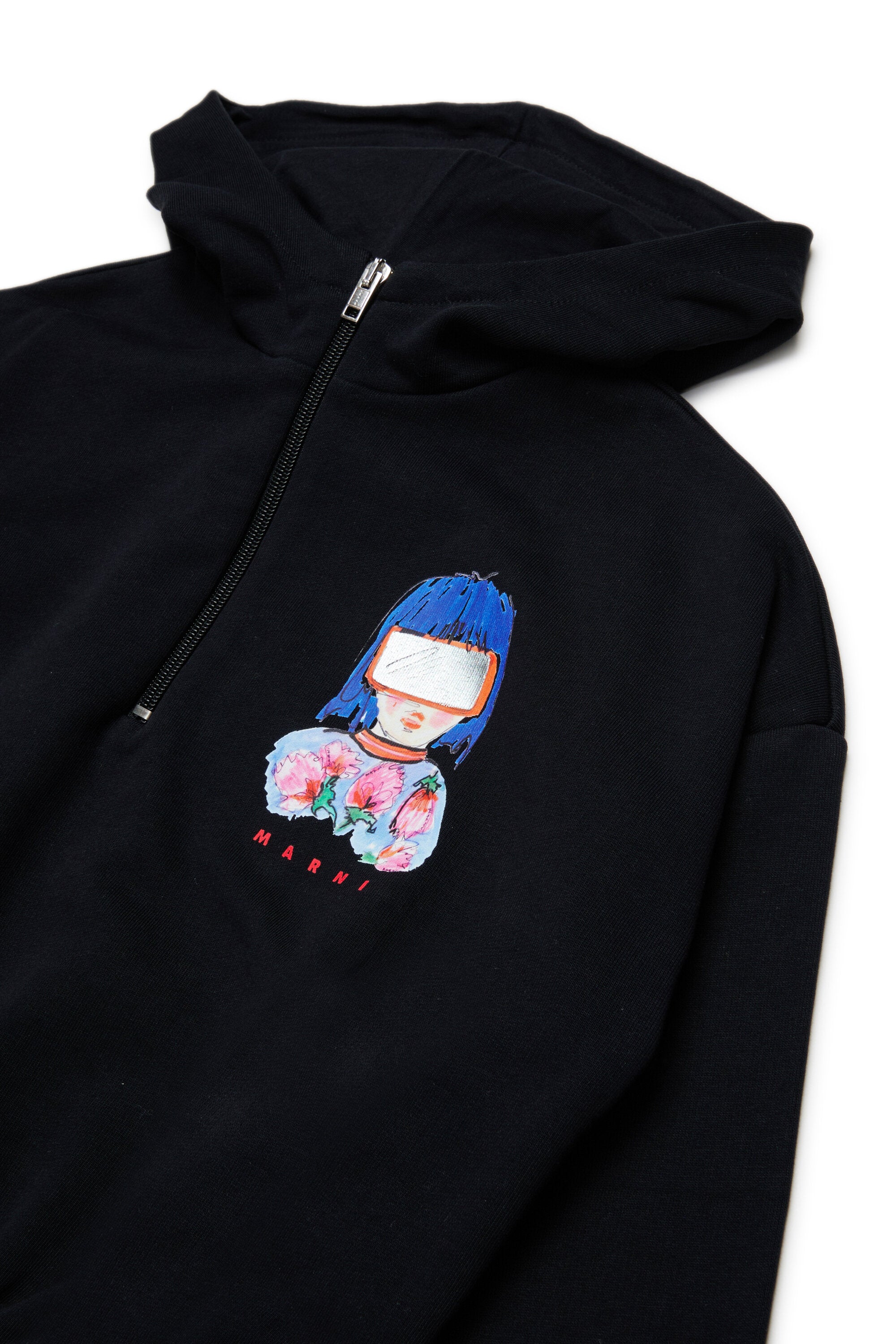 Hooded sweatshirt with logo