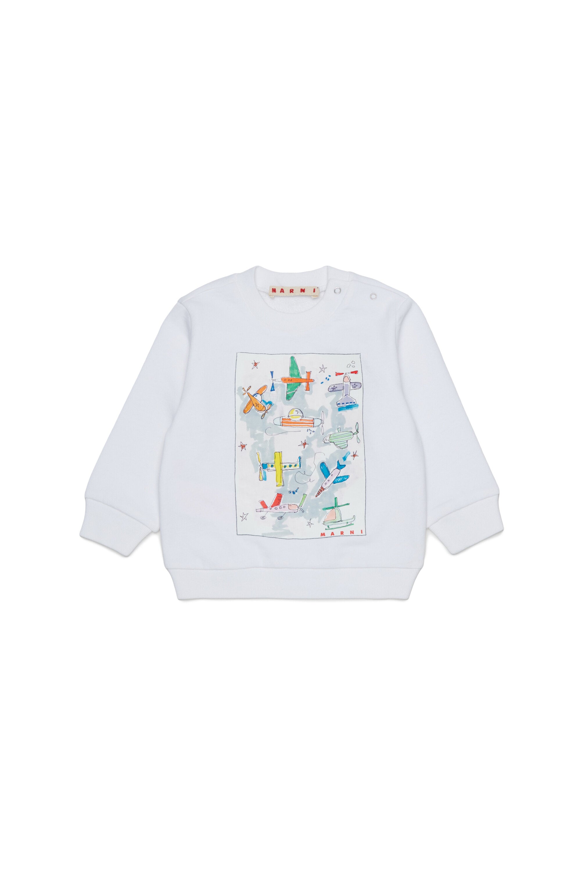 Sweatshirt mit Rundhalsausschnitt und Logo