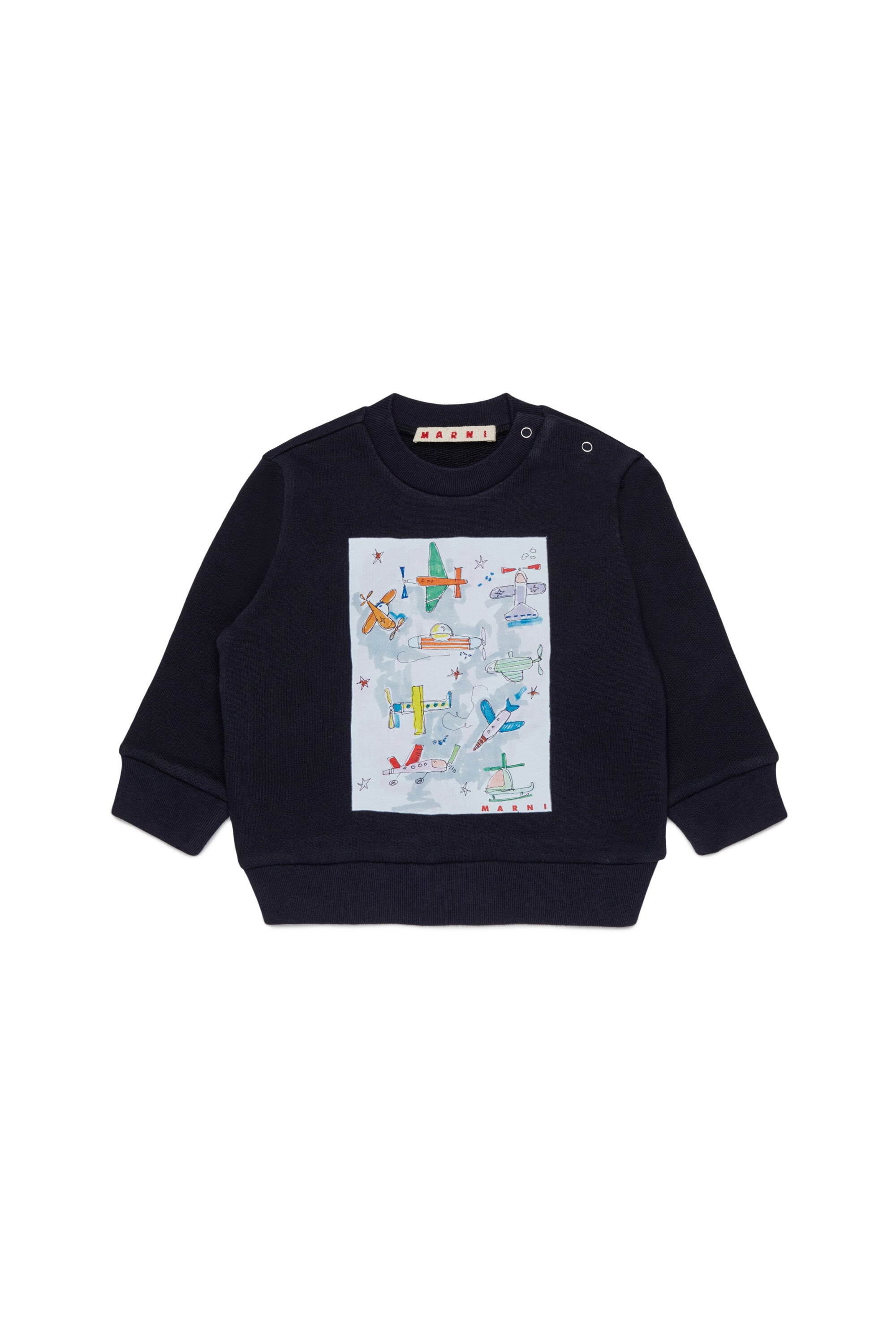 Sweatshirt mit Rundhalsausschnitt und Logo