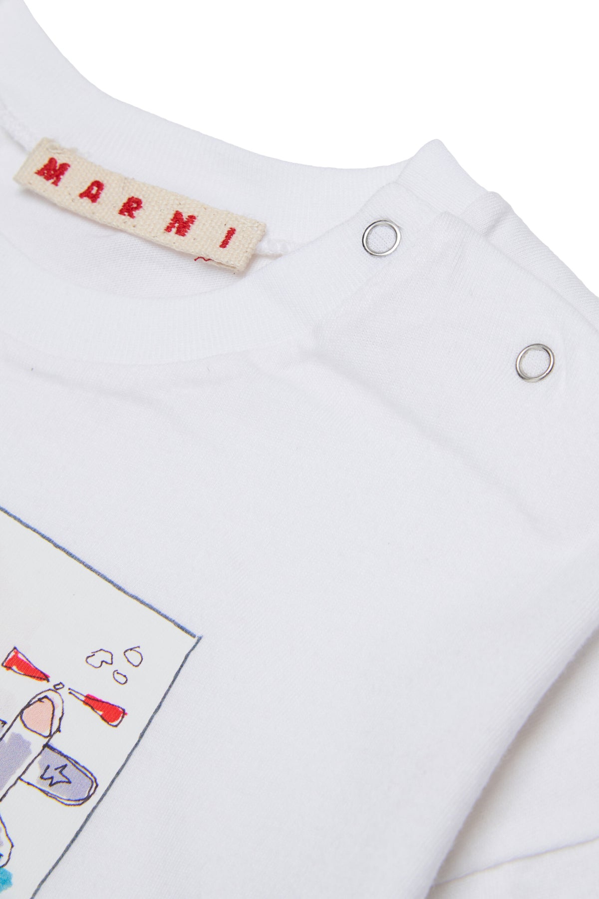 T-Shirt mit Flugzeug-Print und Logo