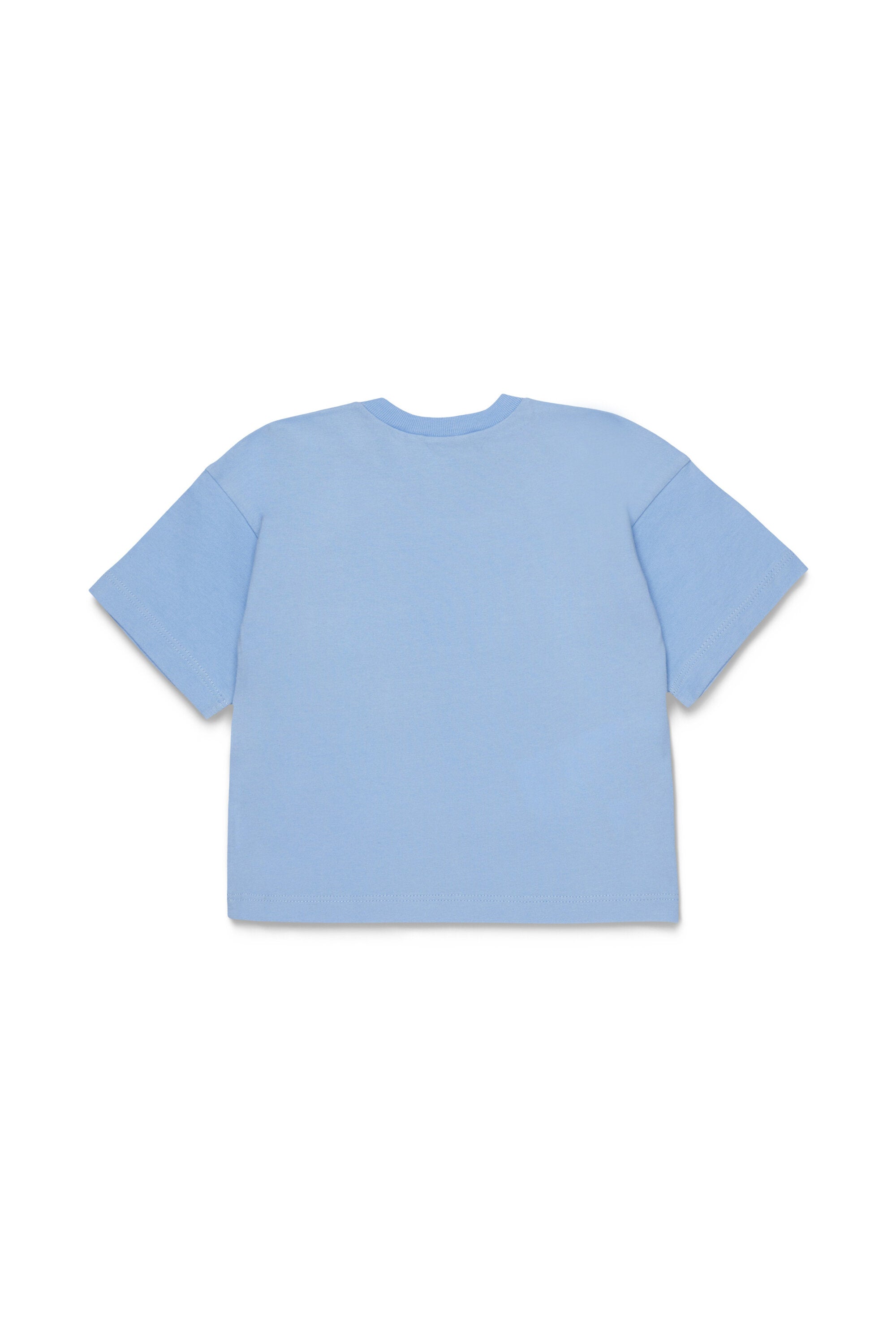 Camiseta con estampado de aviones y logo