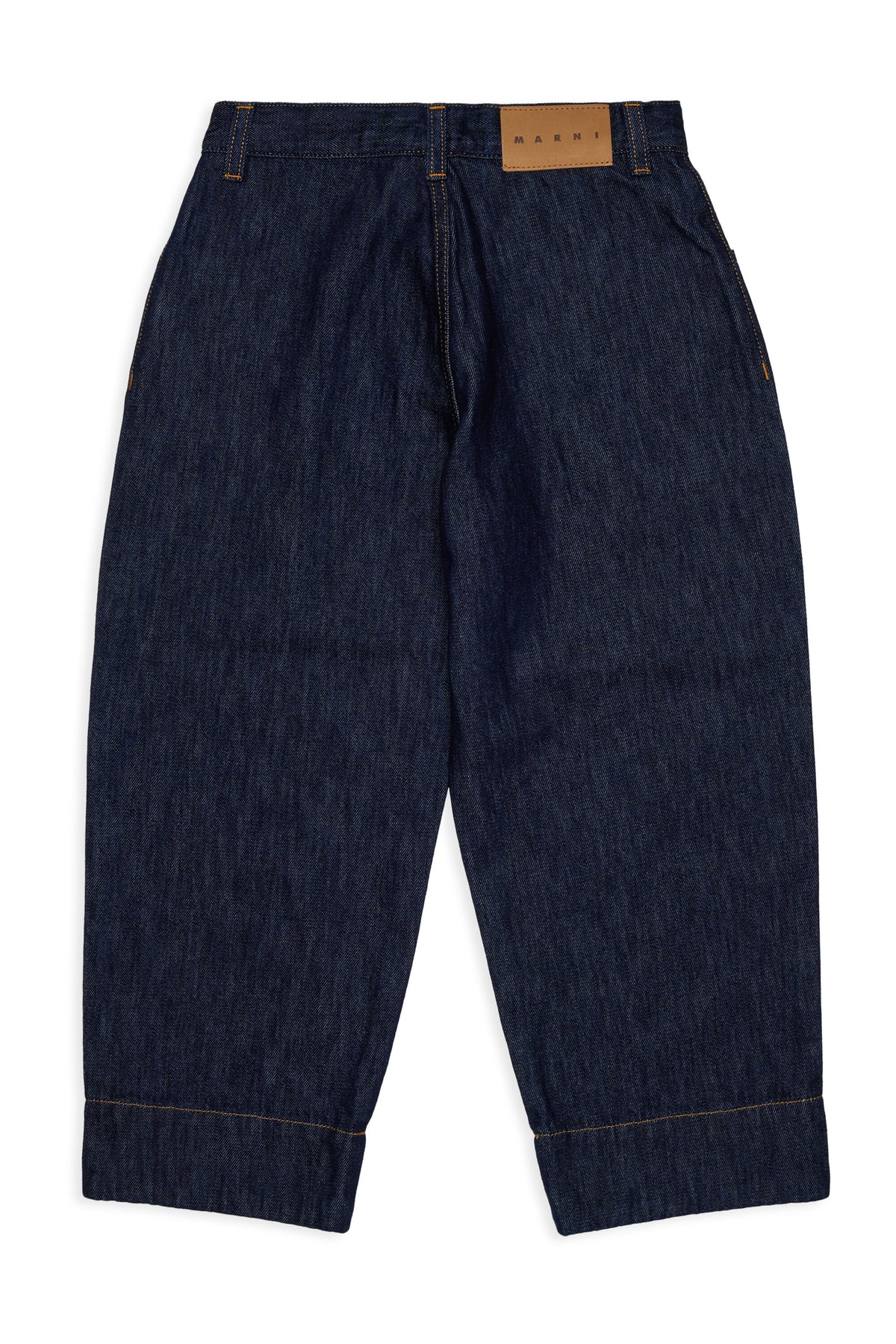 Jeans coupe décontractée en denim foncé