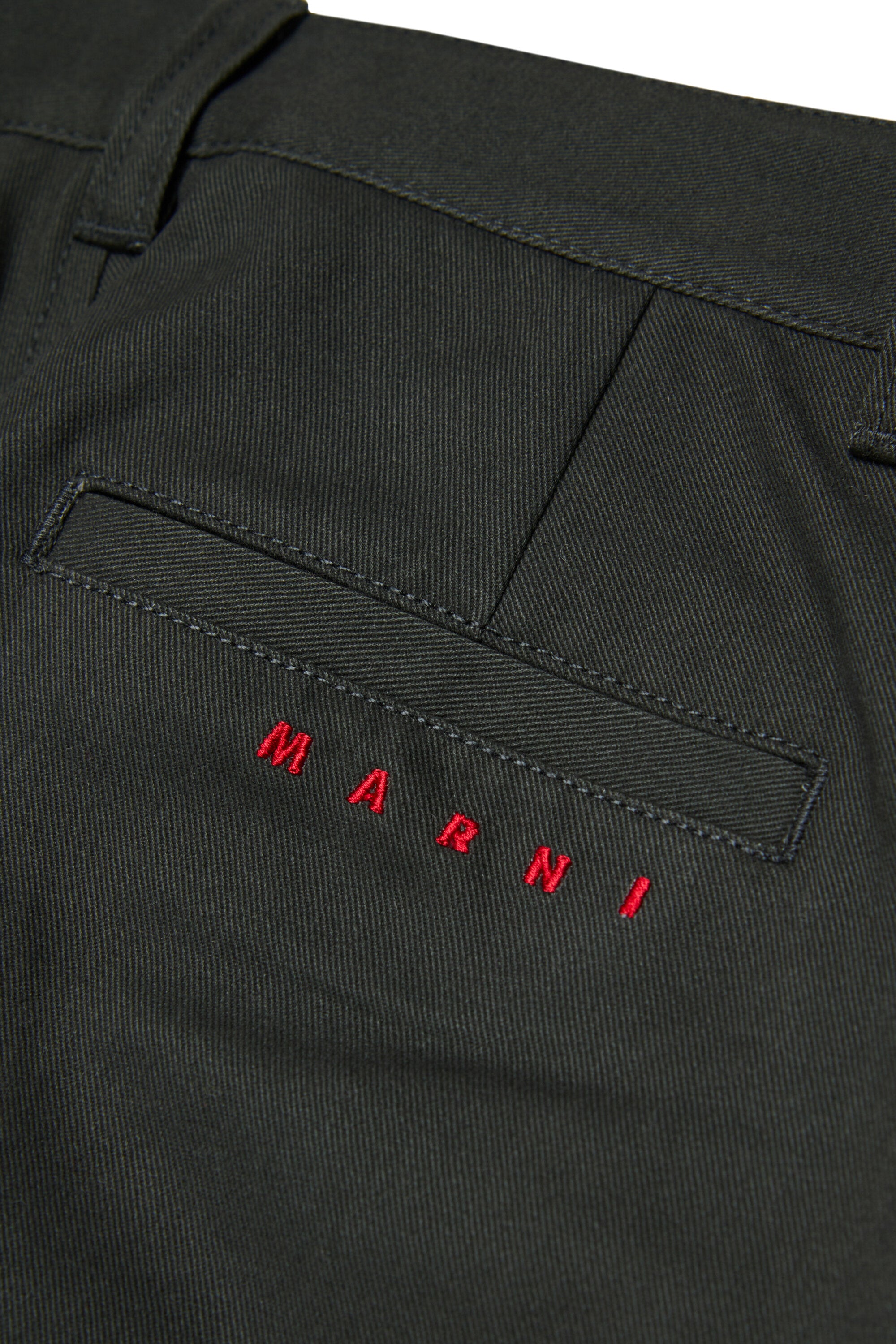 Pantaloni chino con logo