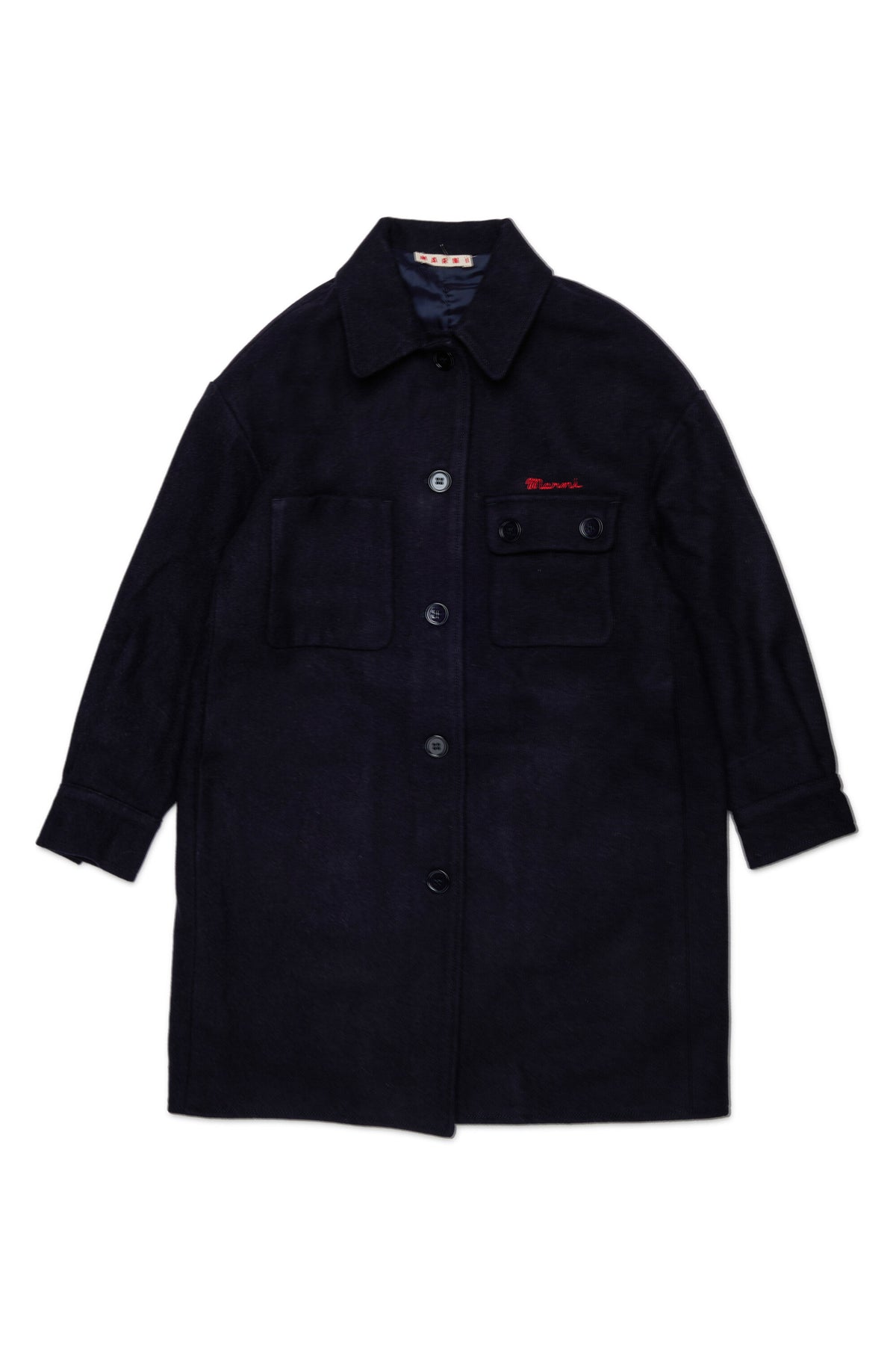 Cappotto con logo