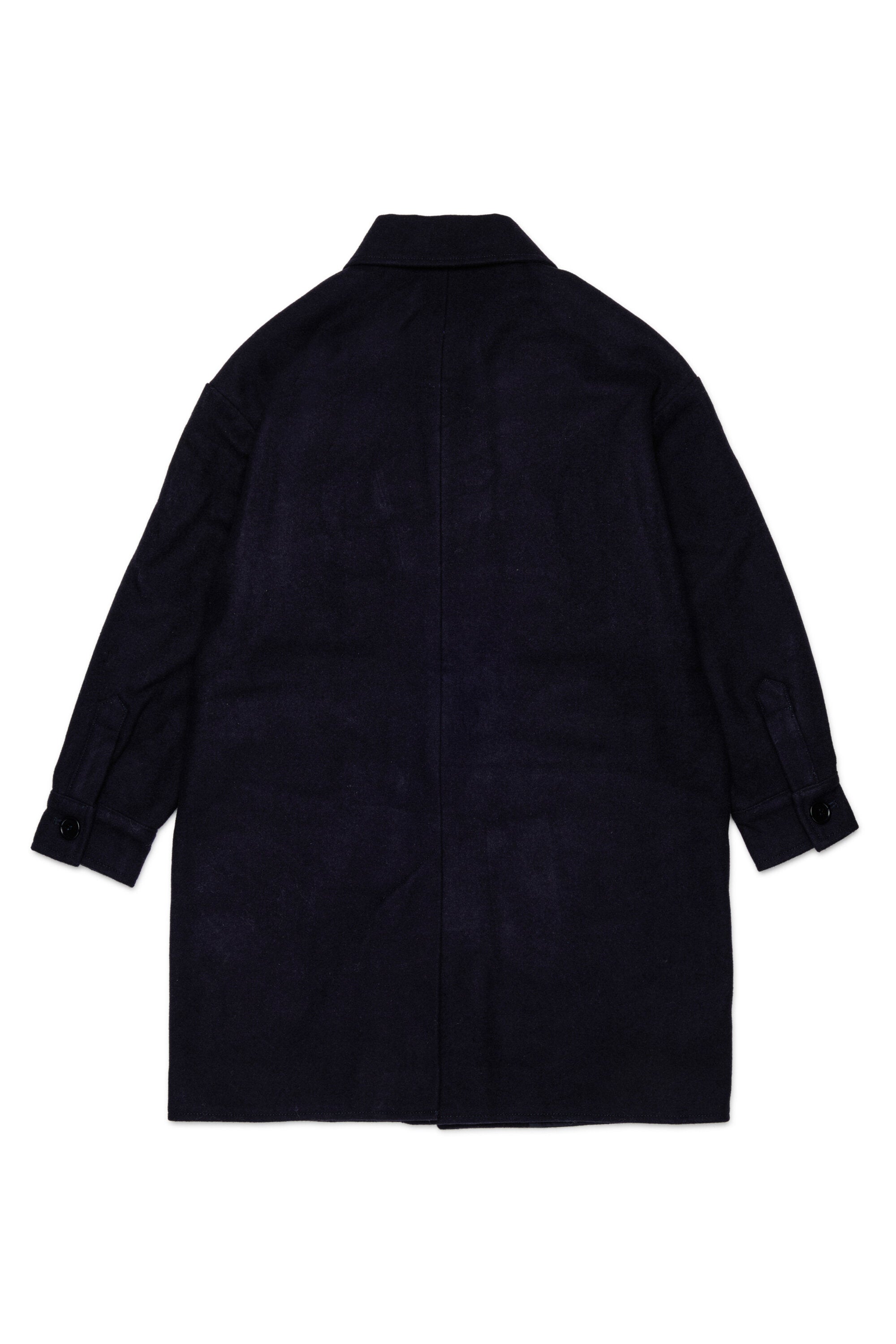 Coat with logo