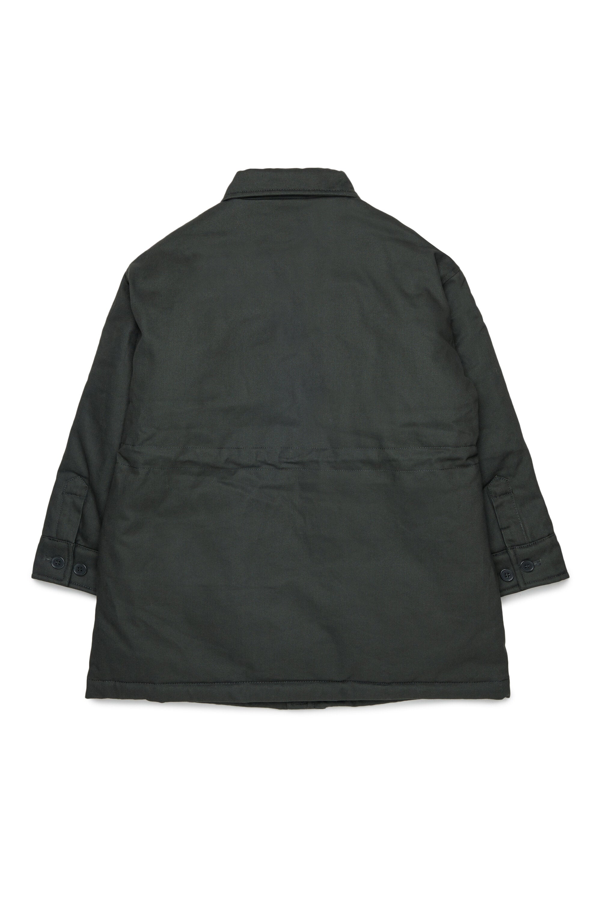 Giacca parka con logo stampato