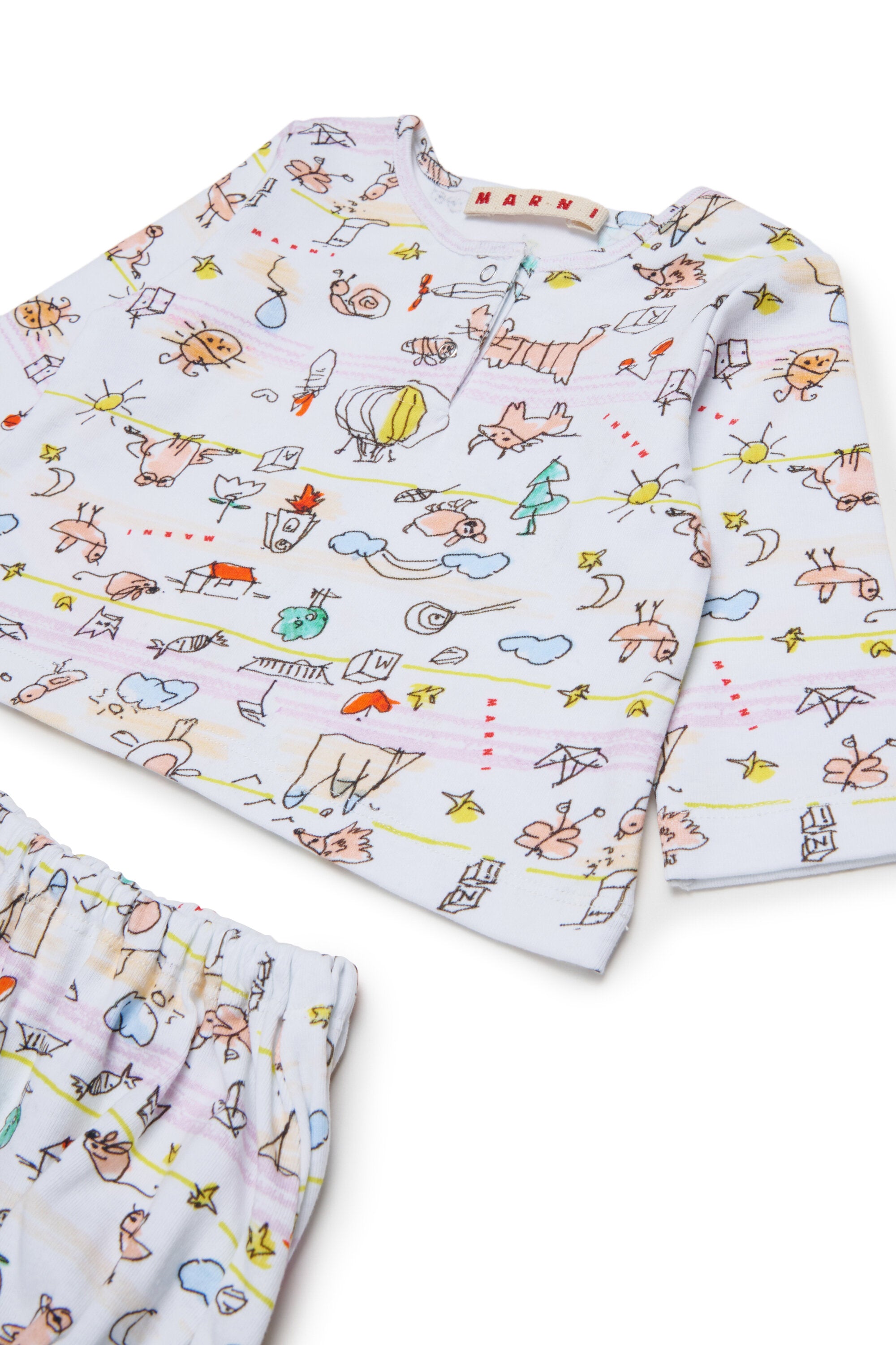 Baby-Overall mit Allover-Muster