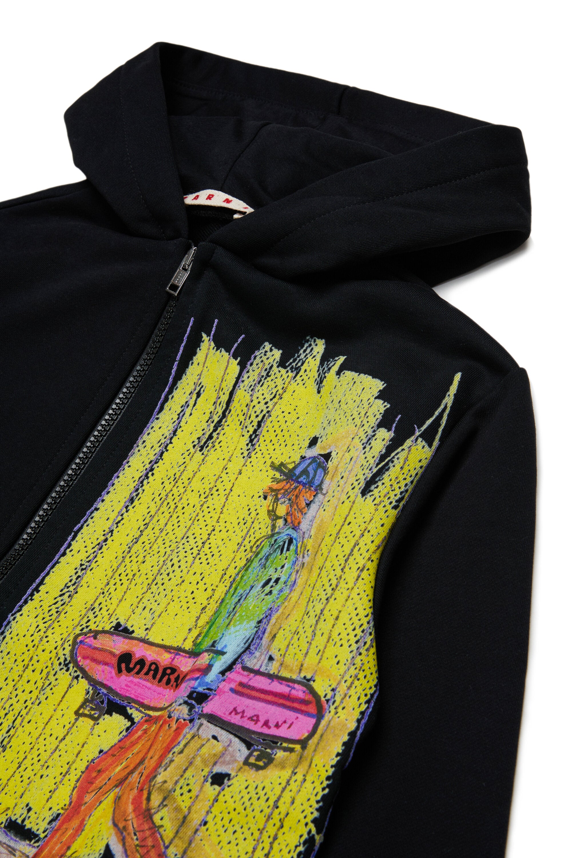 Sweatshirt mit Skater-Print