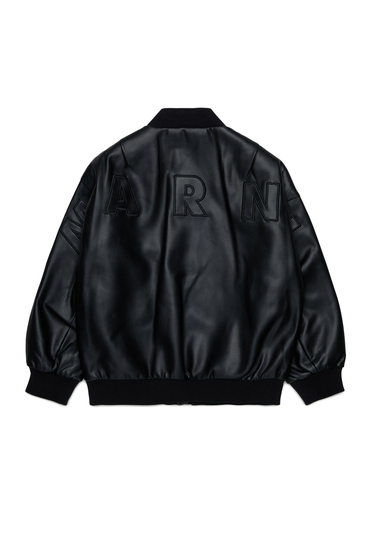 Cazadora bomber con logo estampado