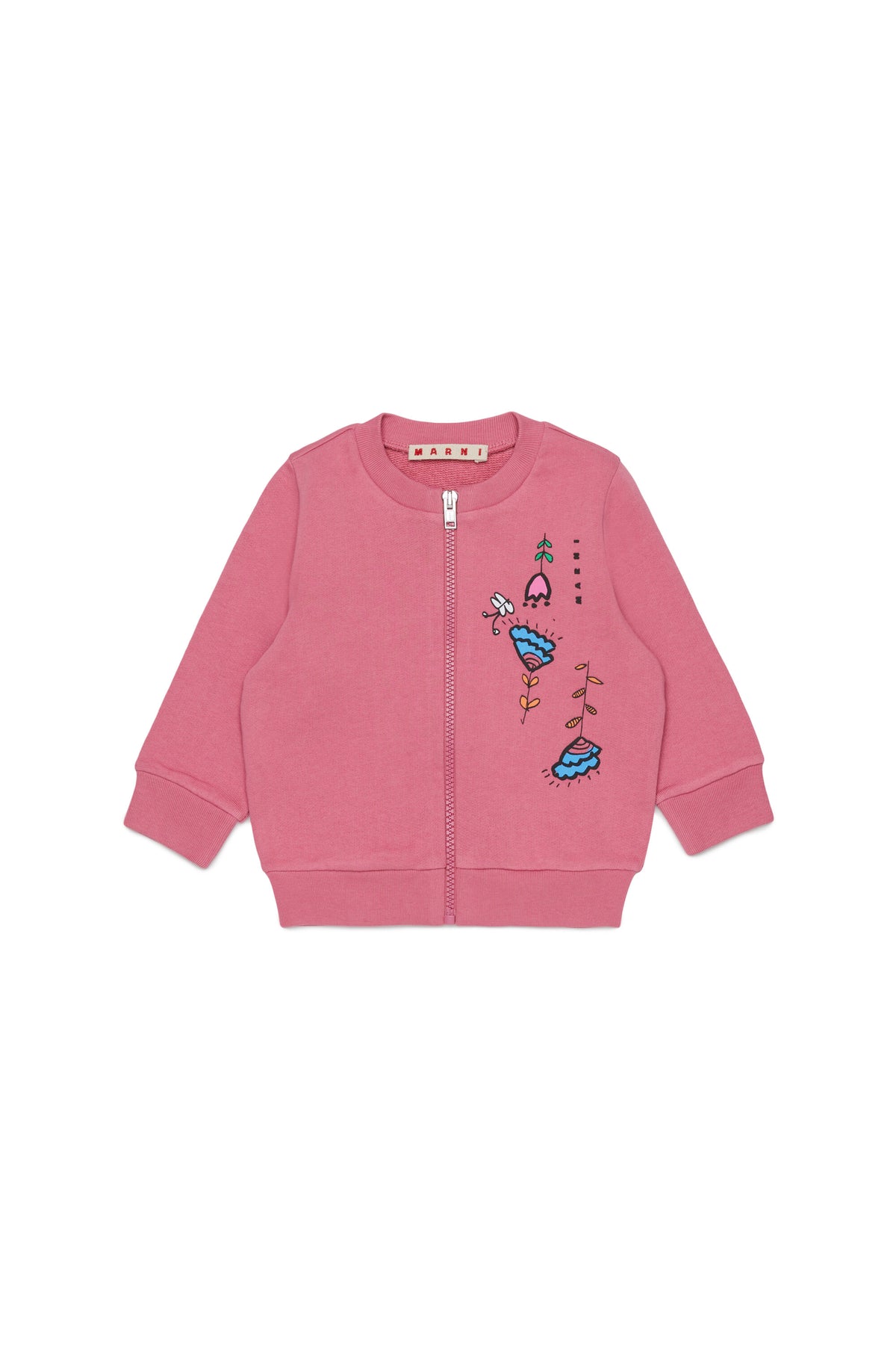 Sweatshirt mit Reißverschluss und Logo
