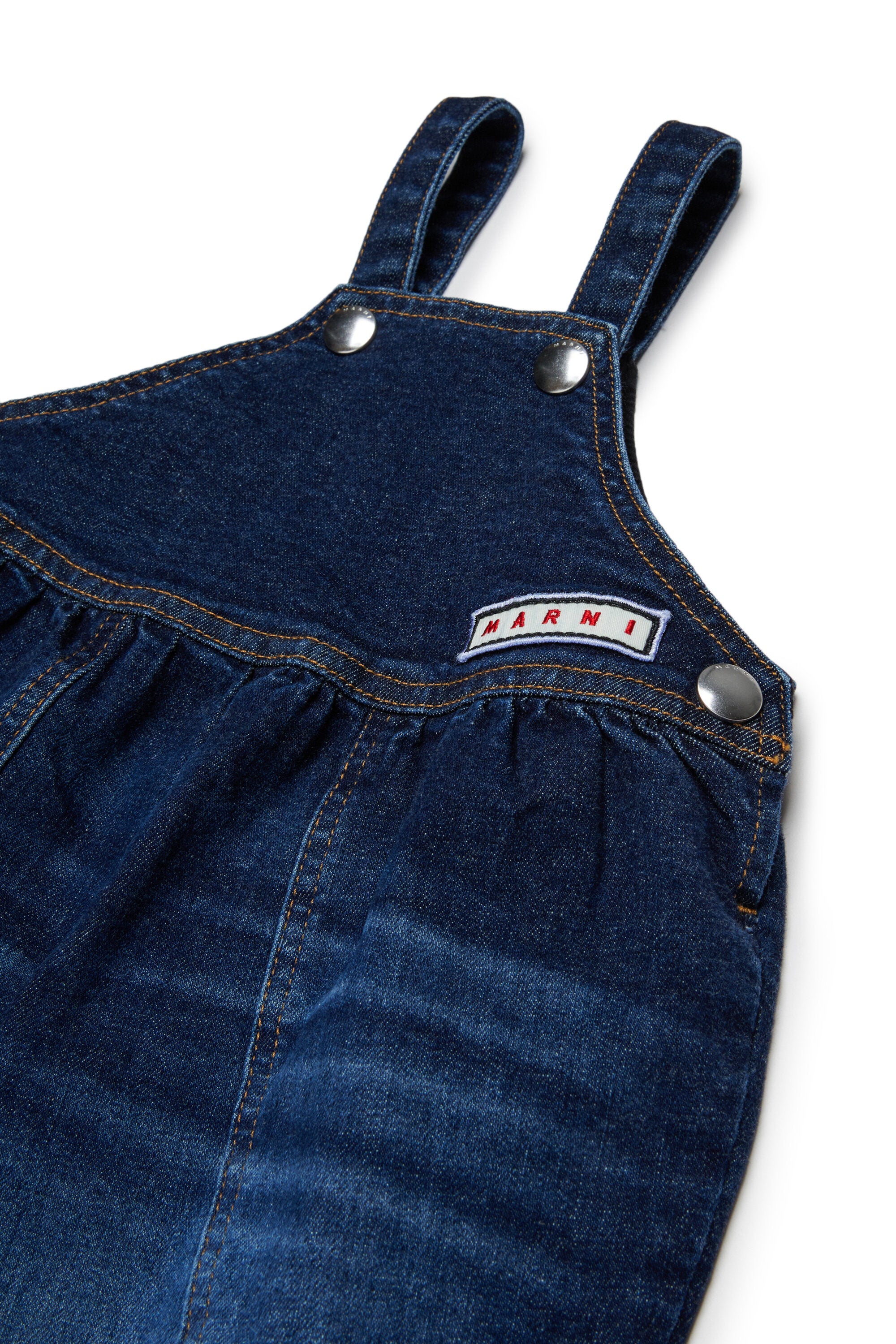 Salopette en denim avec logo