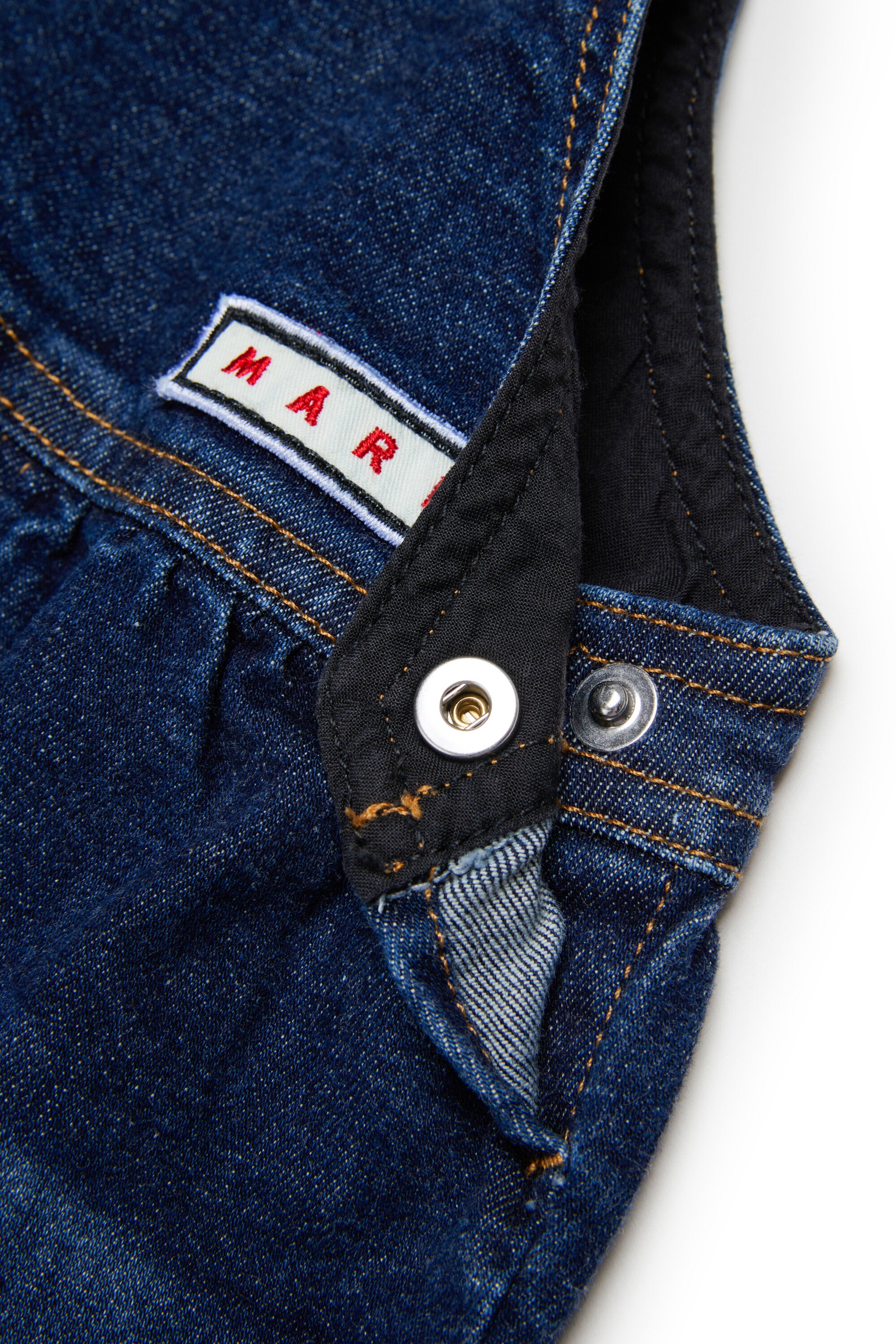Salopette en denim avec logo
