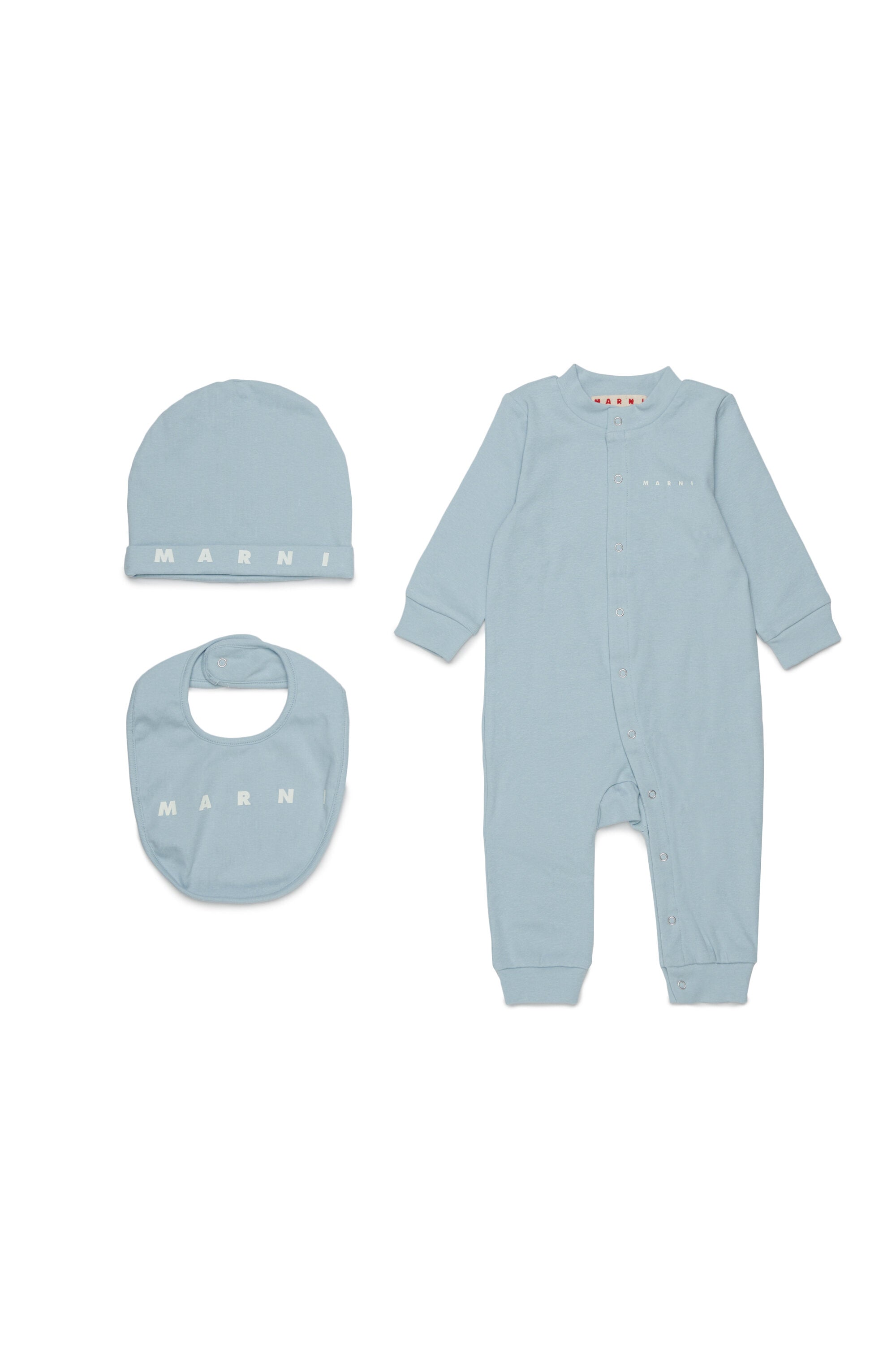 Ensemble pour nouveau-né en coton avec logo
