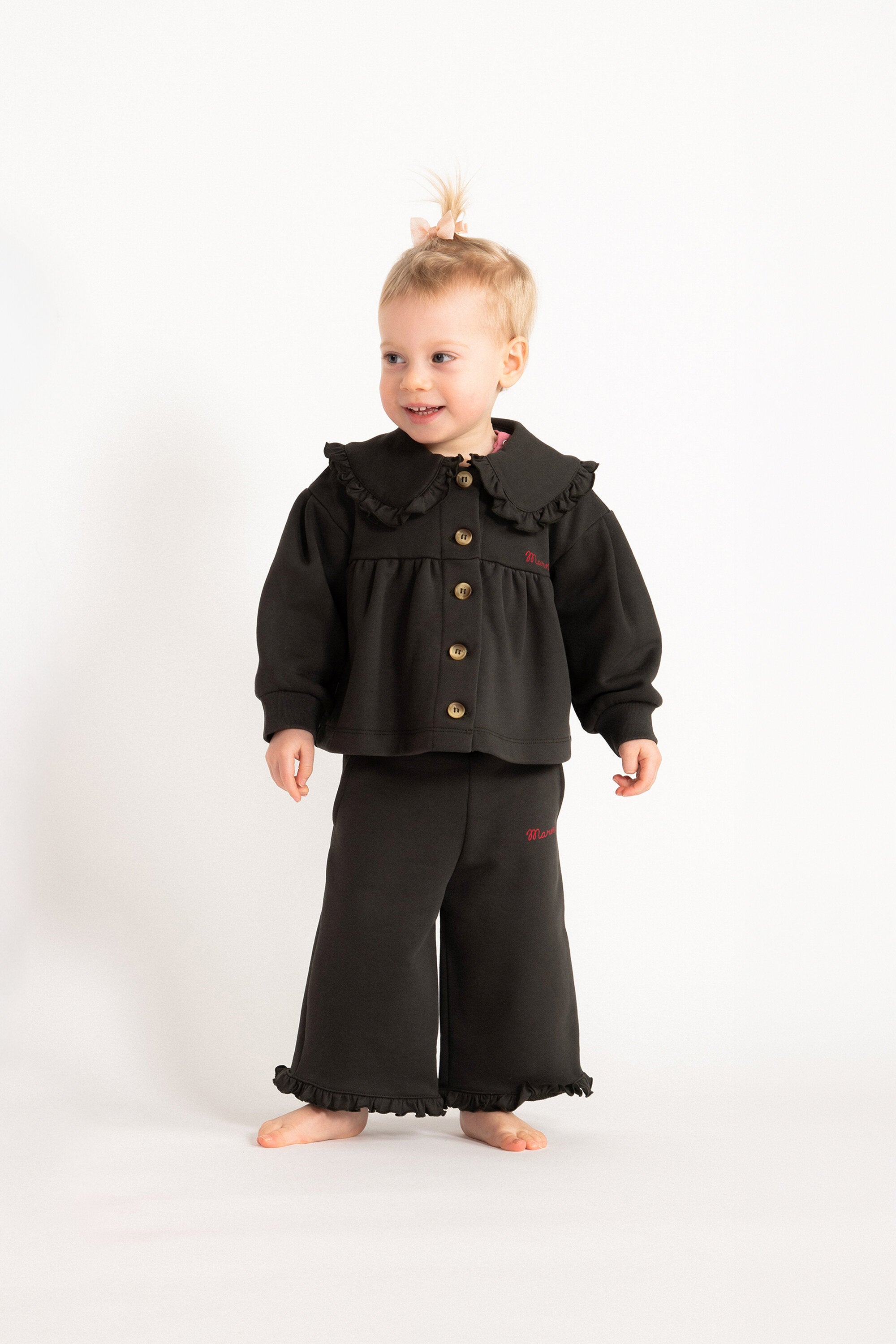 Veste avec logo et volants