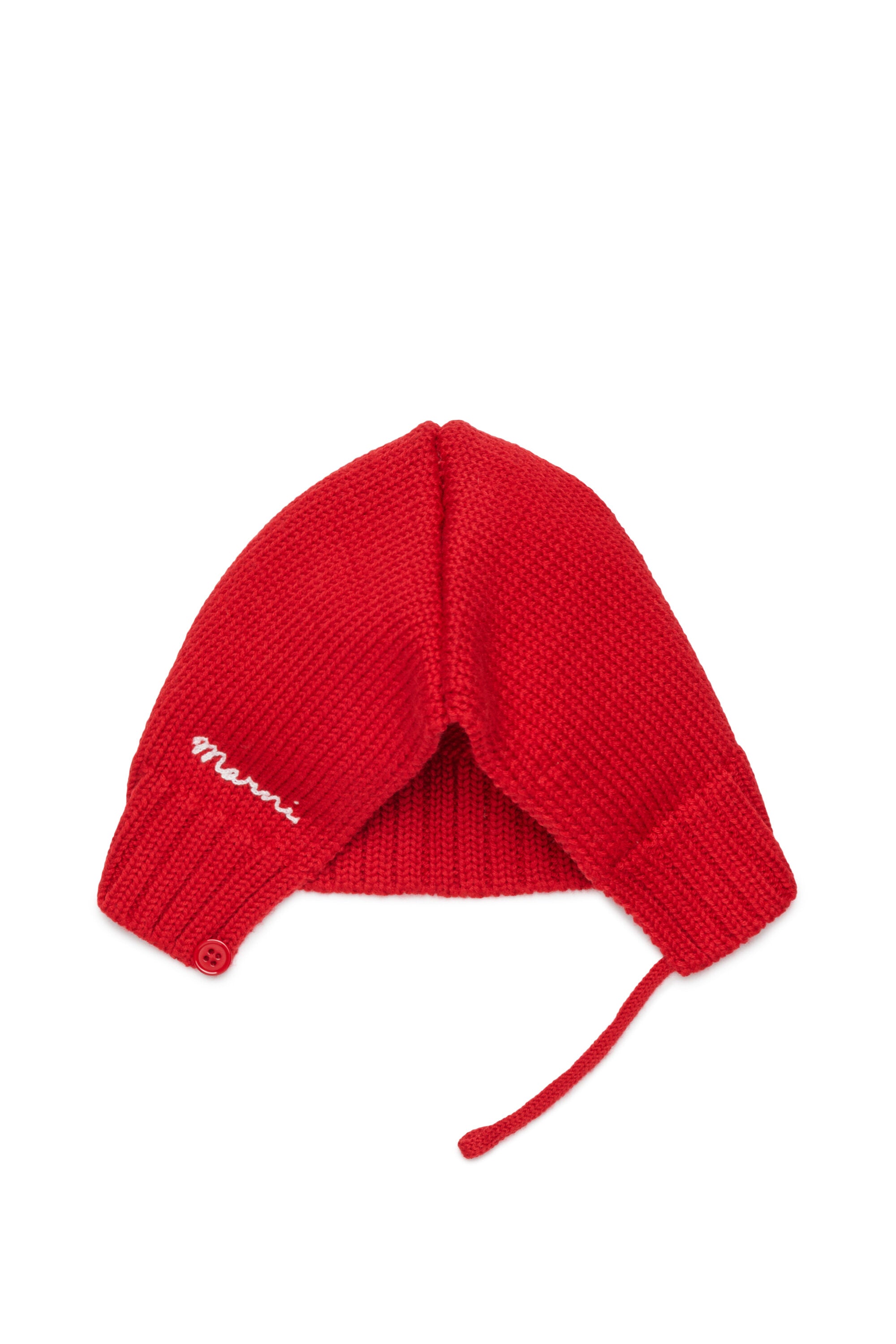 Strickmütze mit Logo