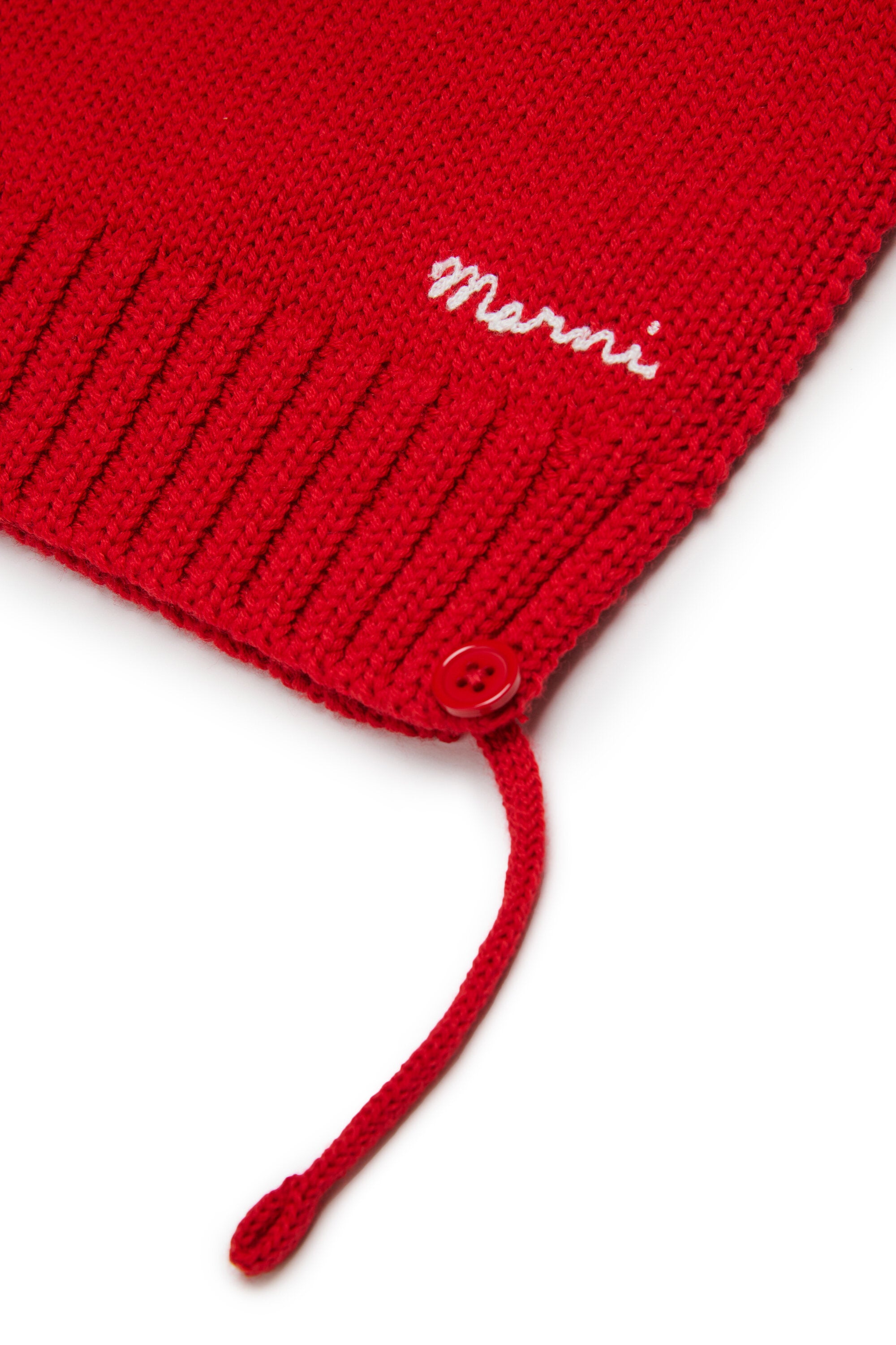 Strickmütze mit Logo