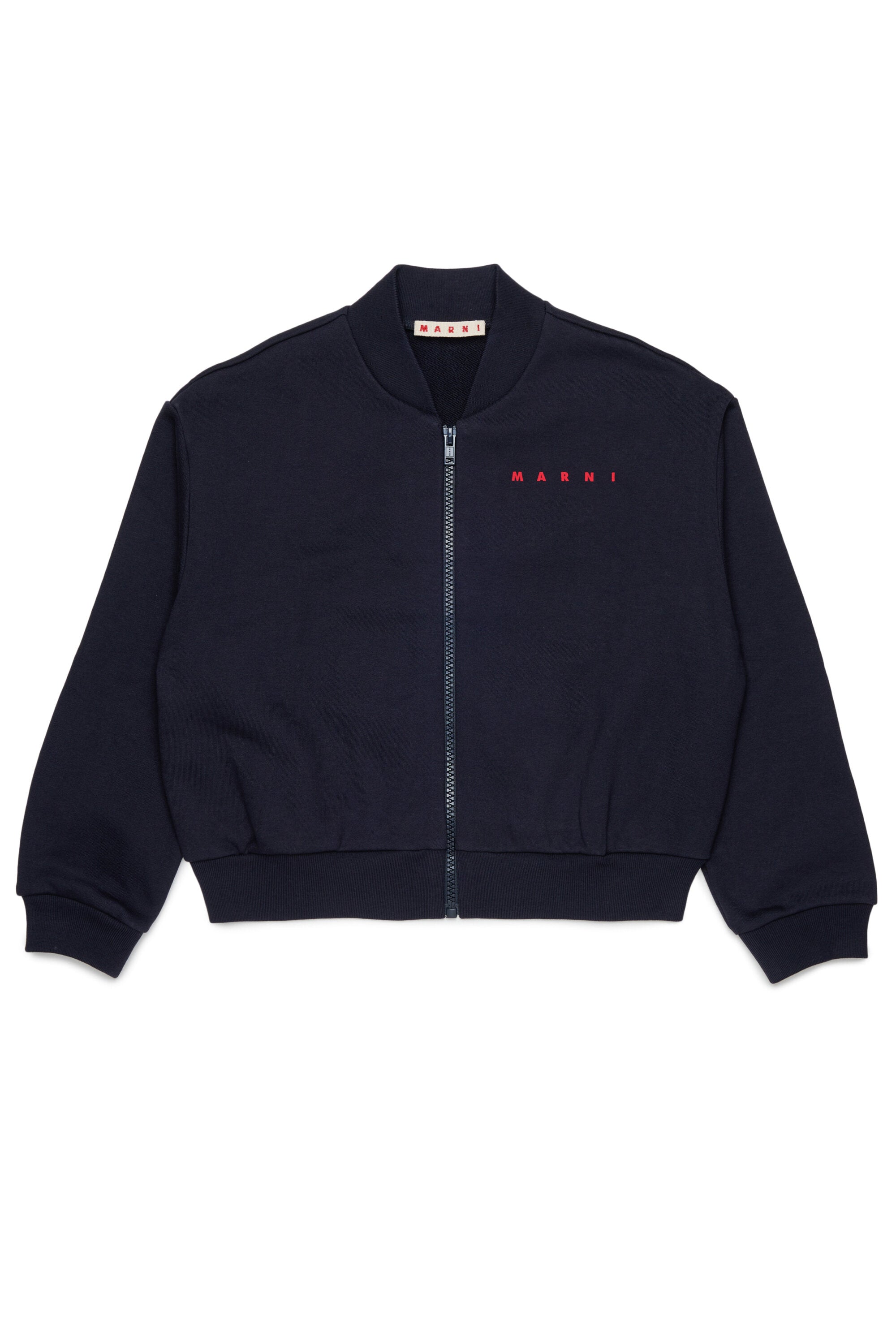 Sweatshirt mit Reißverschluss und Logo