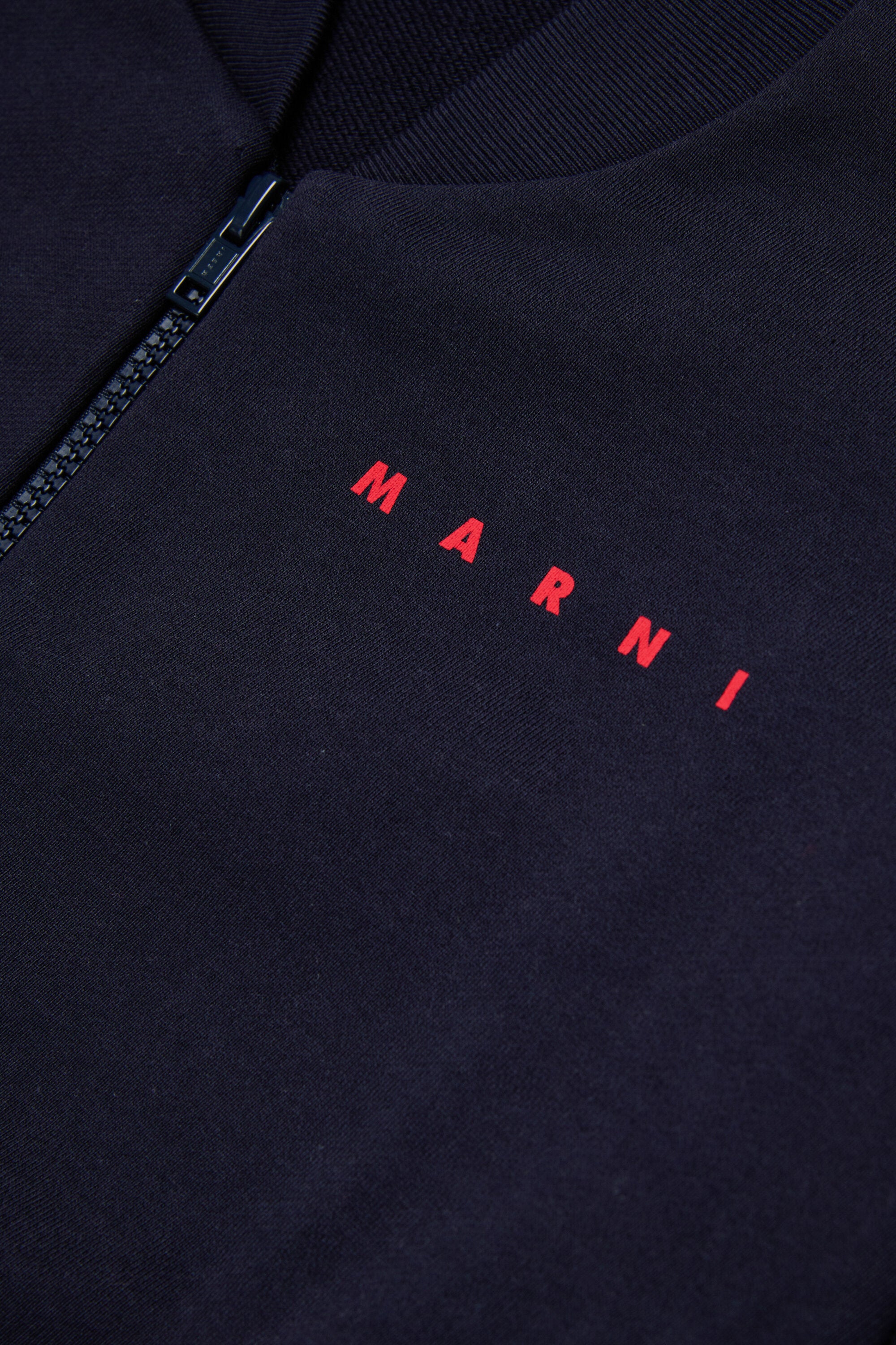 Sweatshirt mit Reißverschluss und Logo
