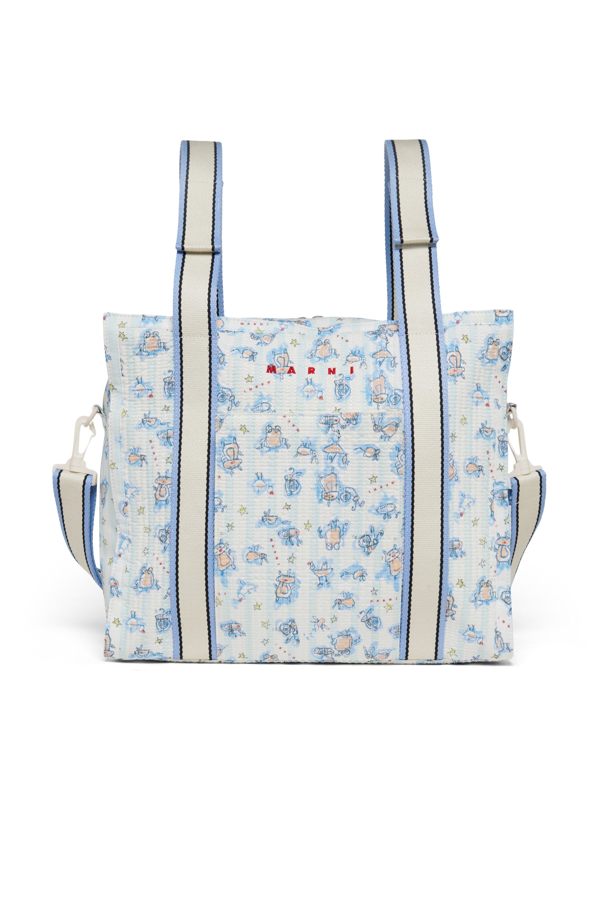 Wickeltasche mit Allover-Print