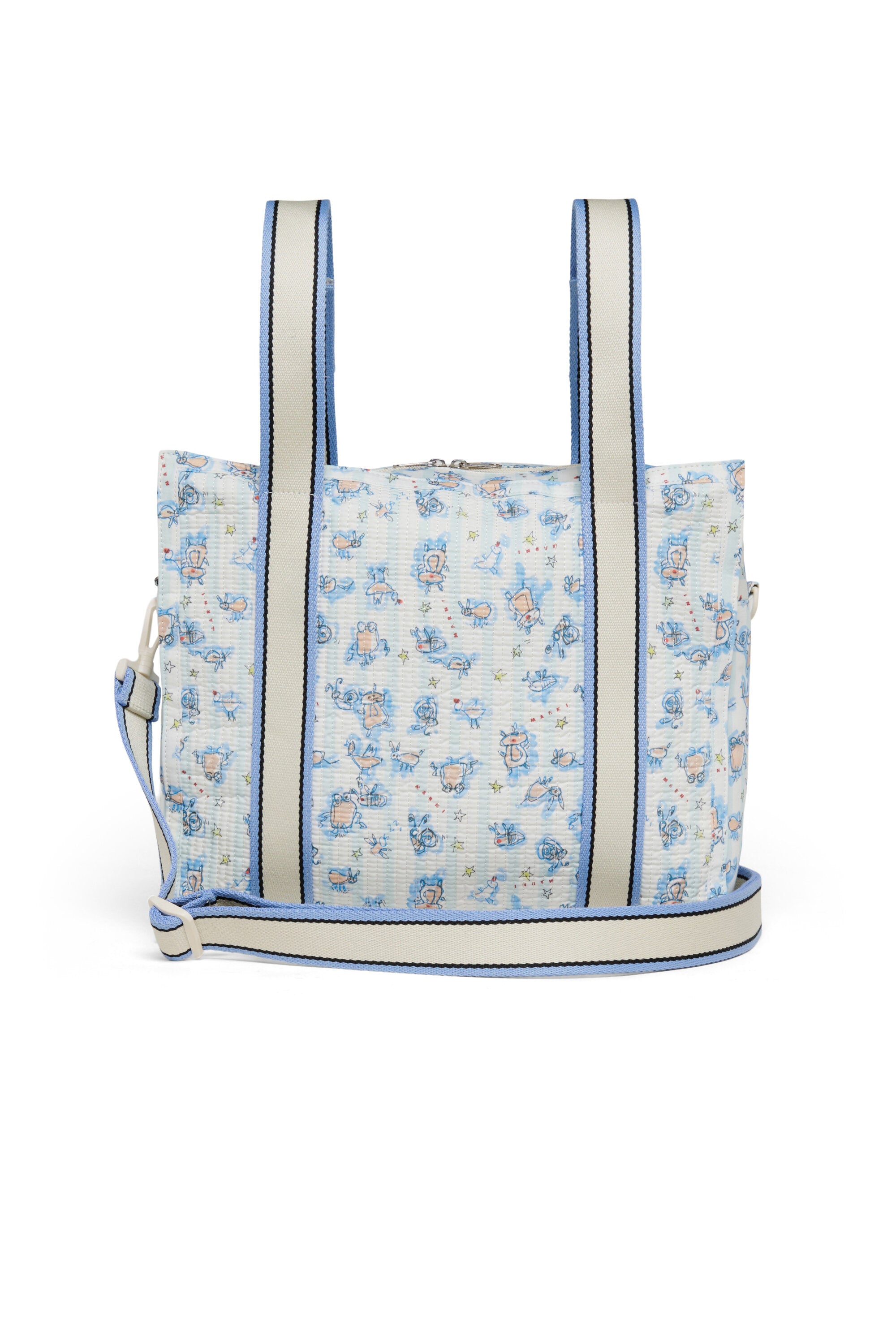 Wickeltasche mit Allover-Print