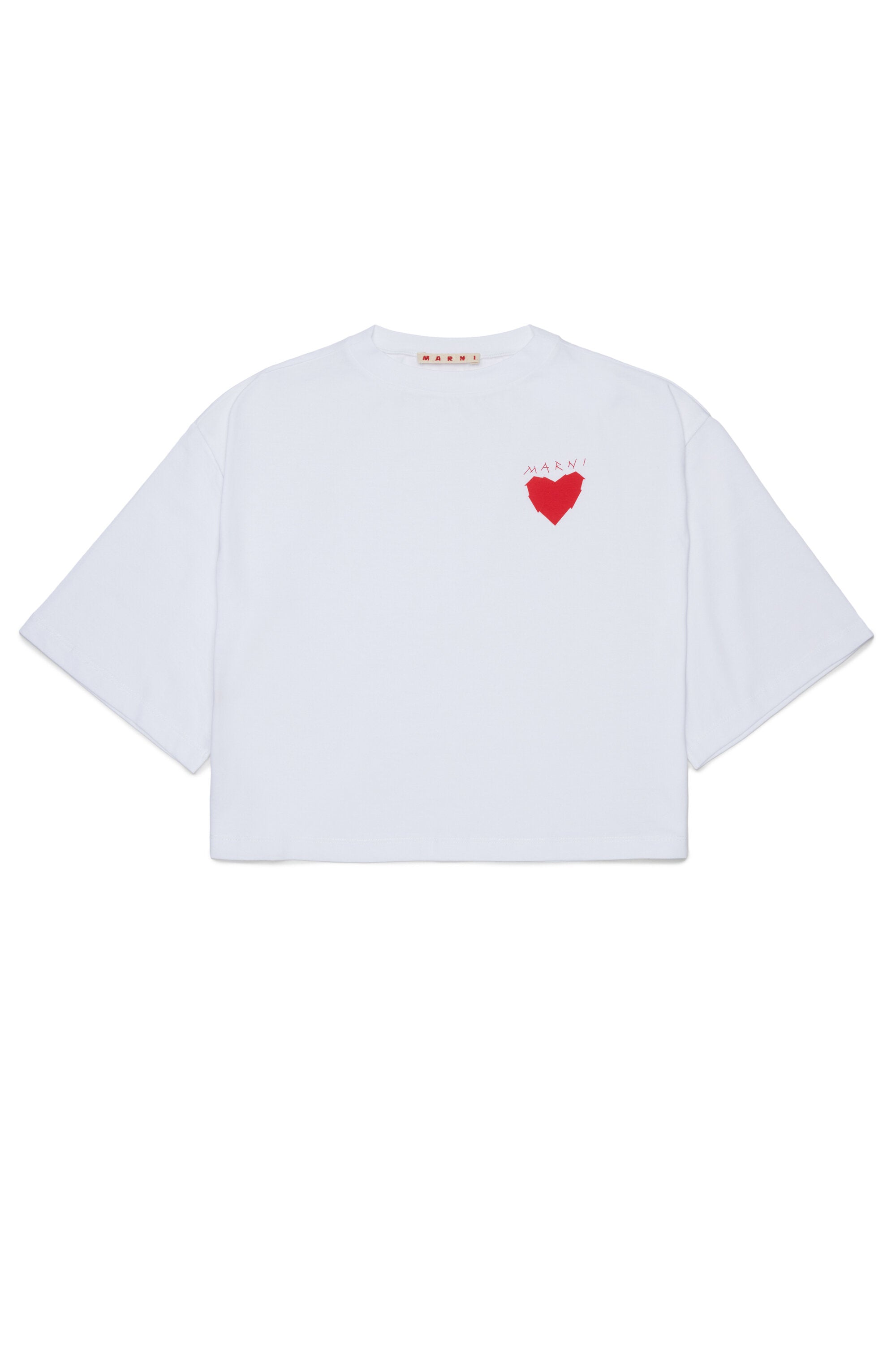 T-shirt with printed heart