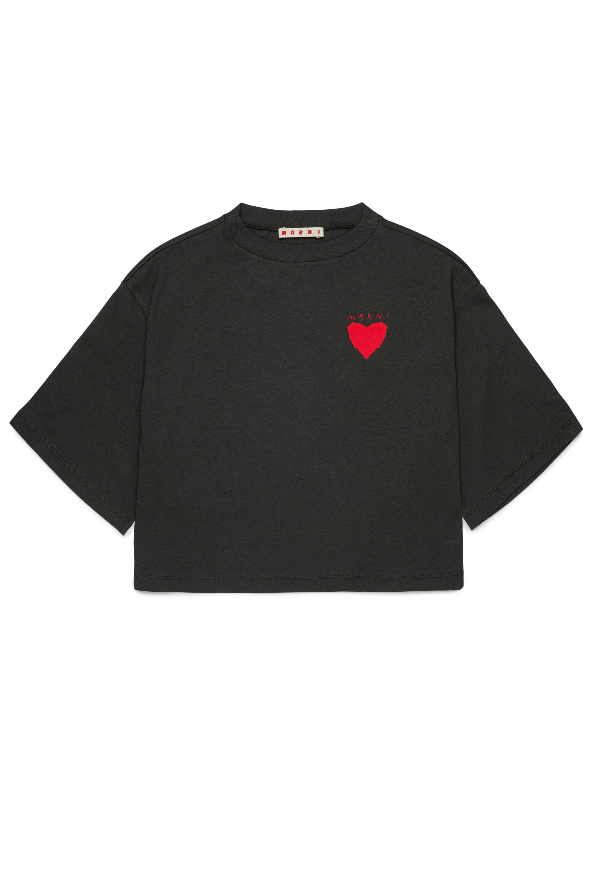 T-shirt with printed heart
