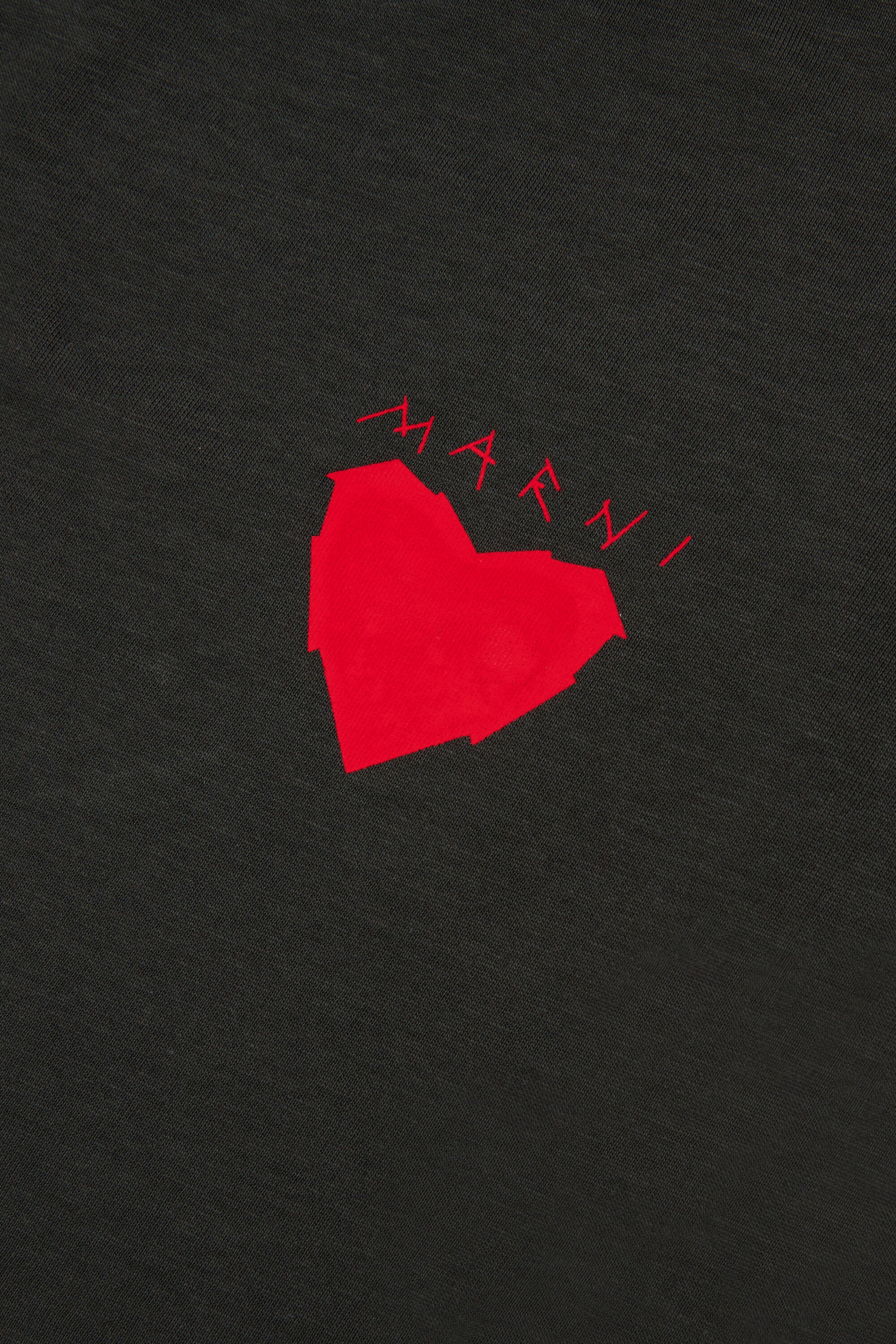 T-shirt with printed heart