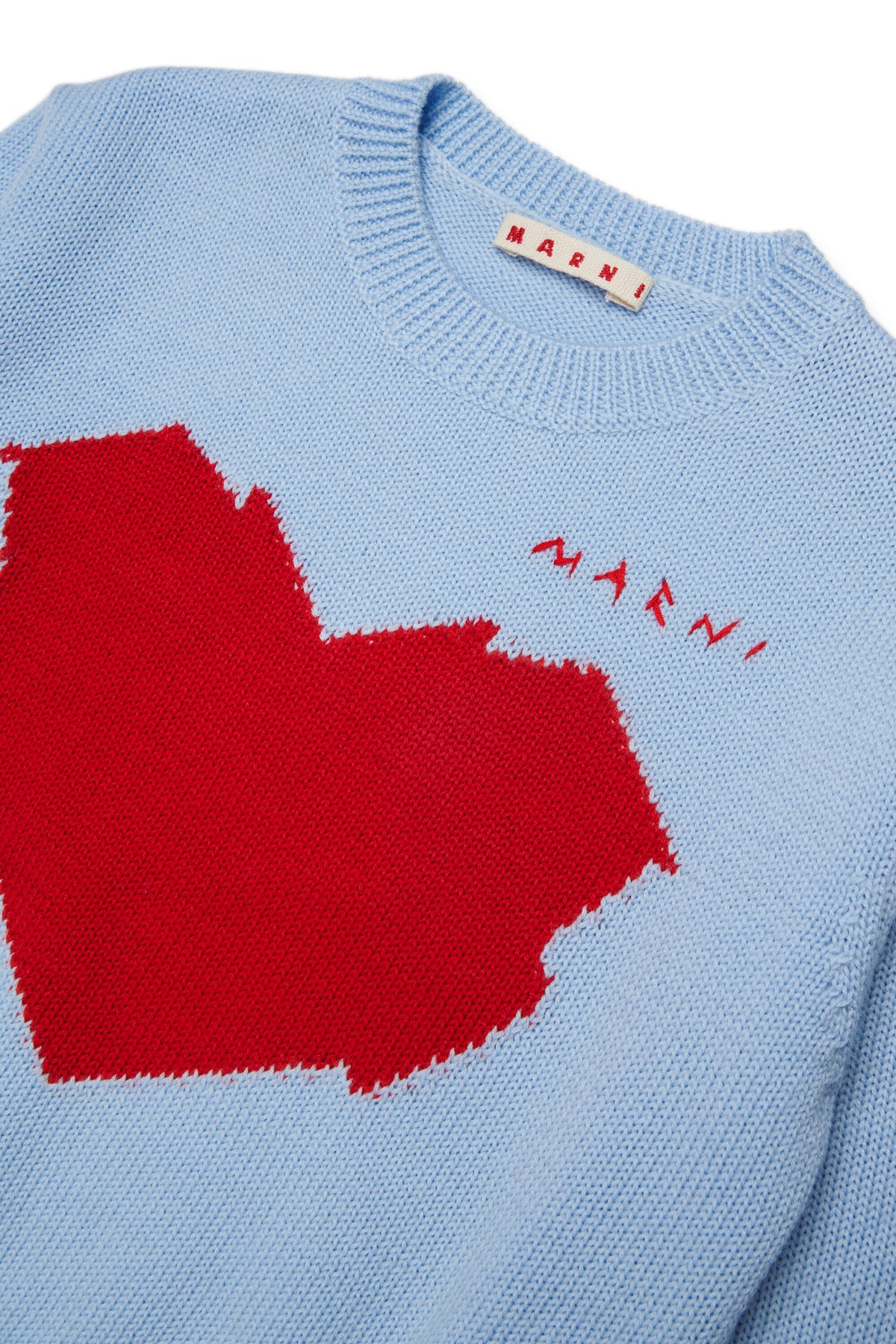 Pullover girocollo con logo