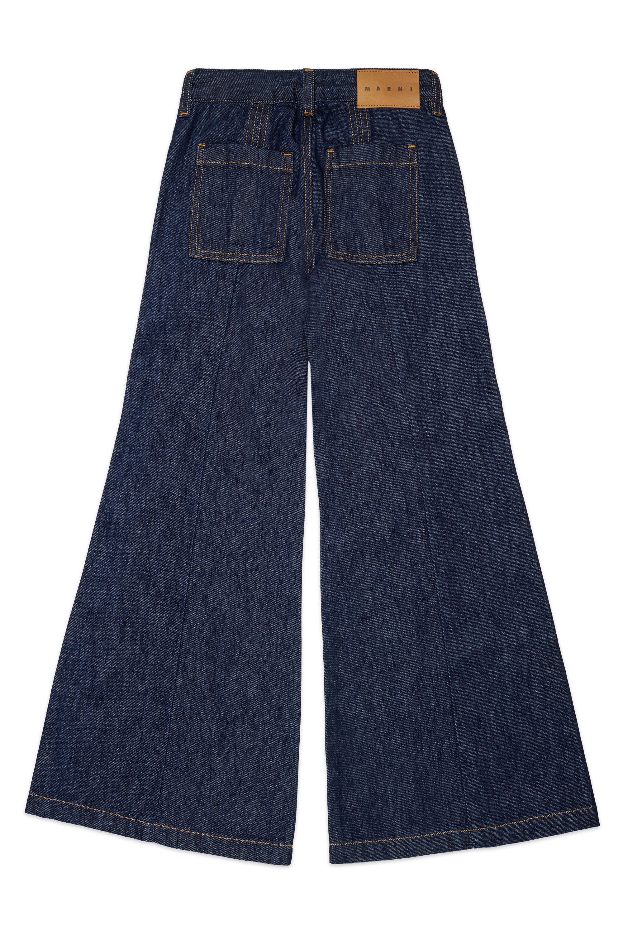 Jeans flare fit blu medio