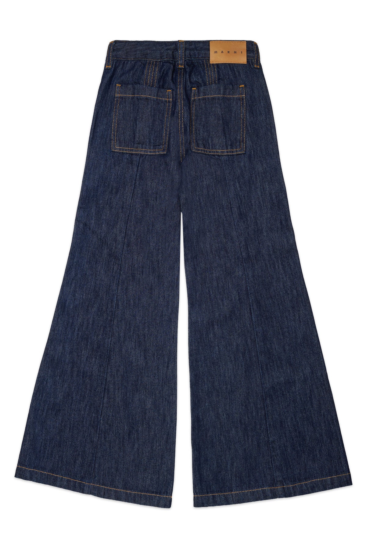 Jeans flare fit blu medio