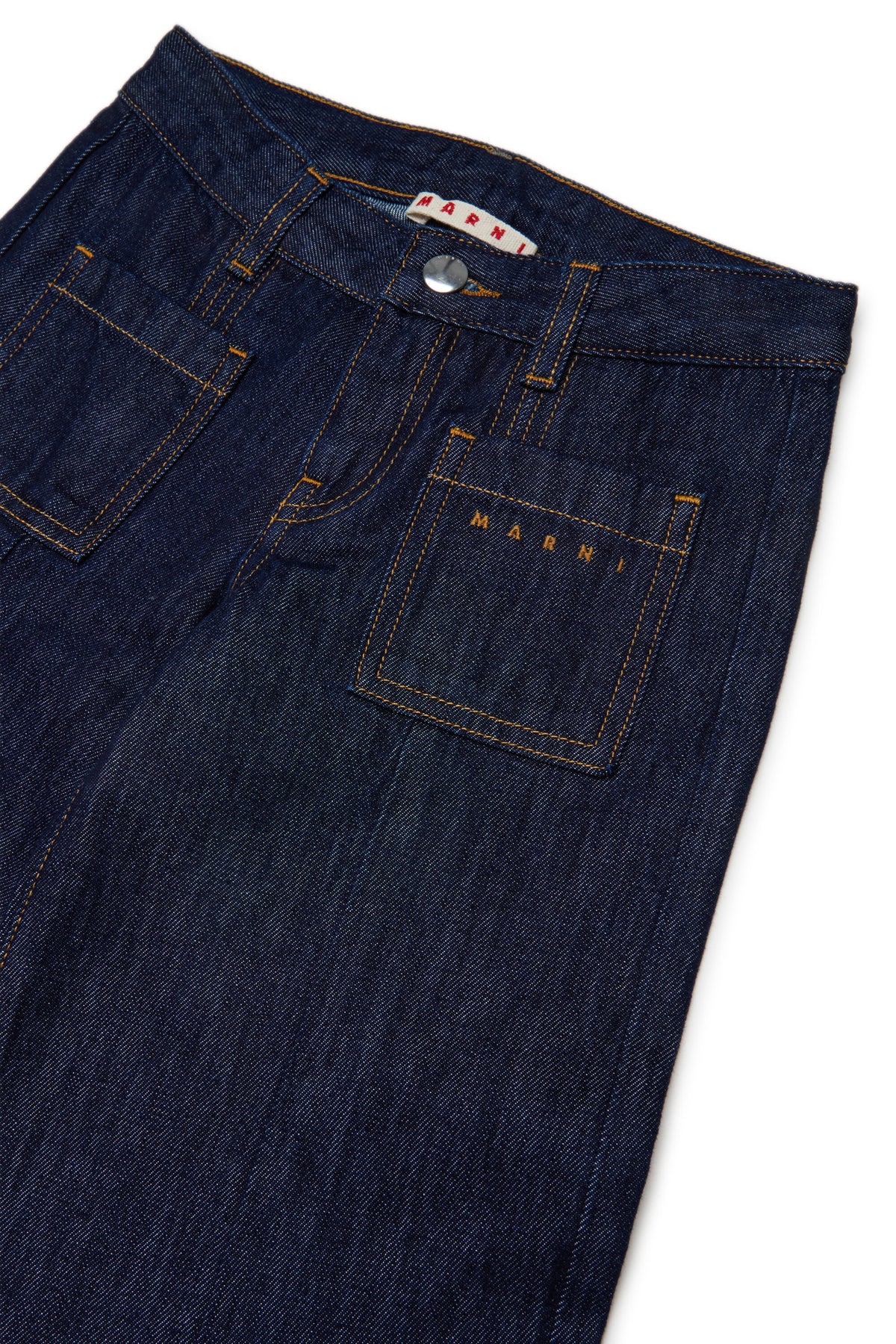 Jeans Flare-Passform in Mittelblau