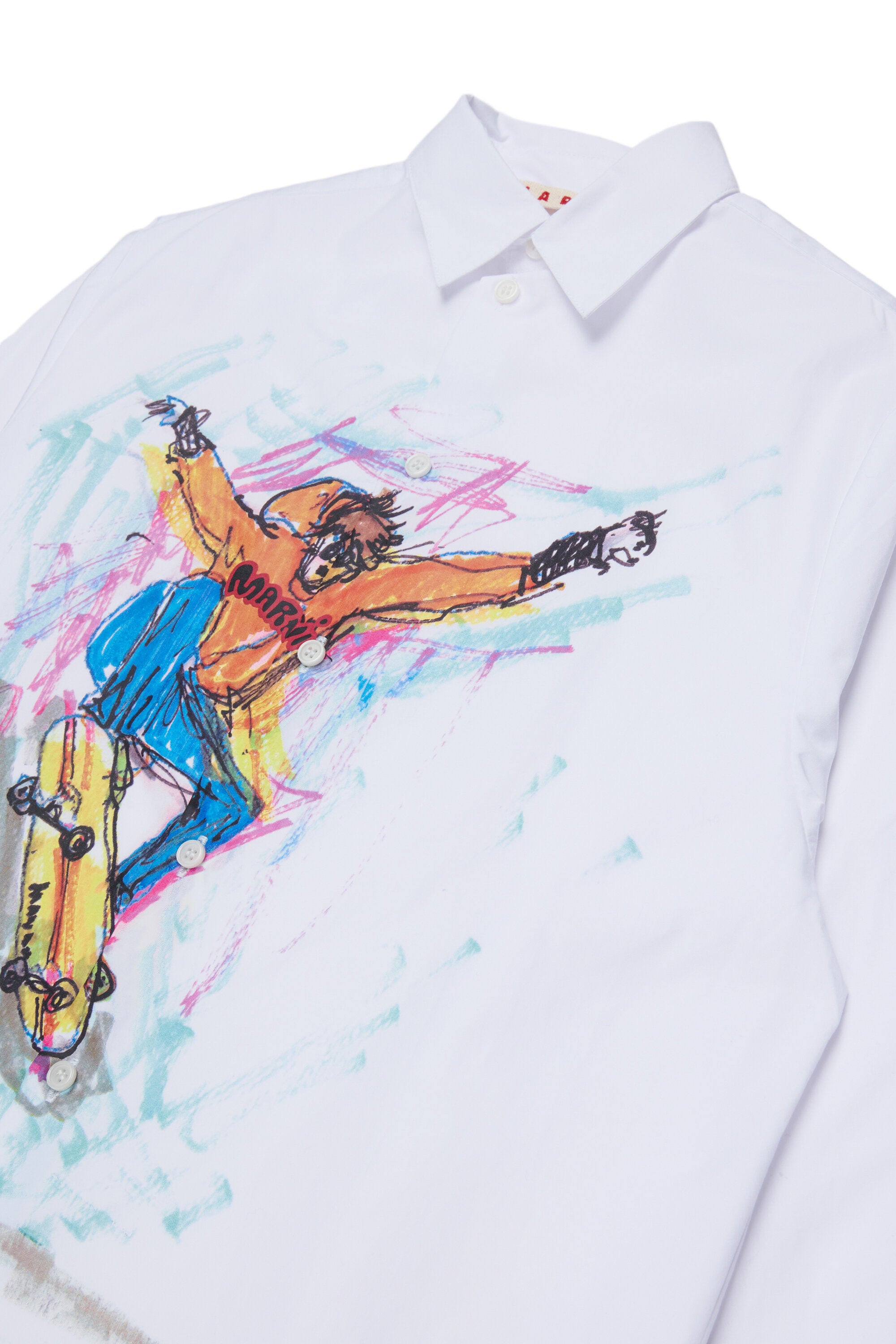 Langarmhemd mit Skater-Motiv