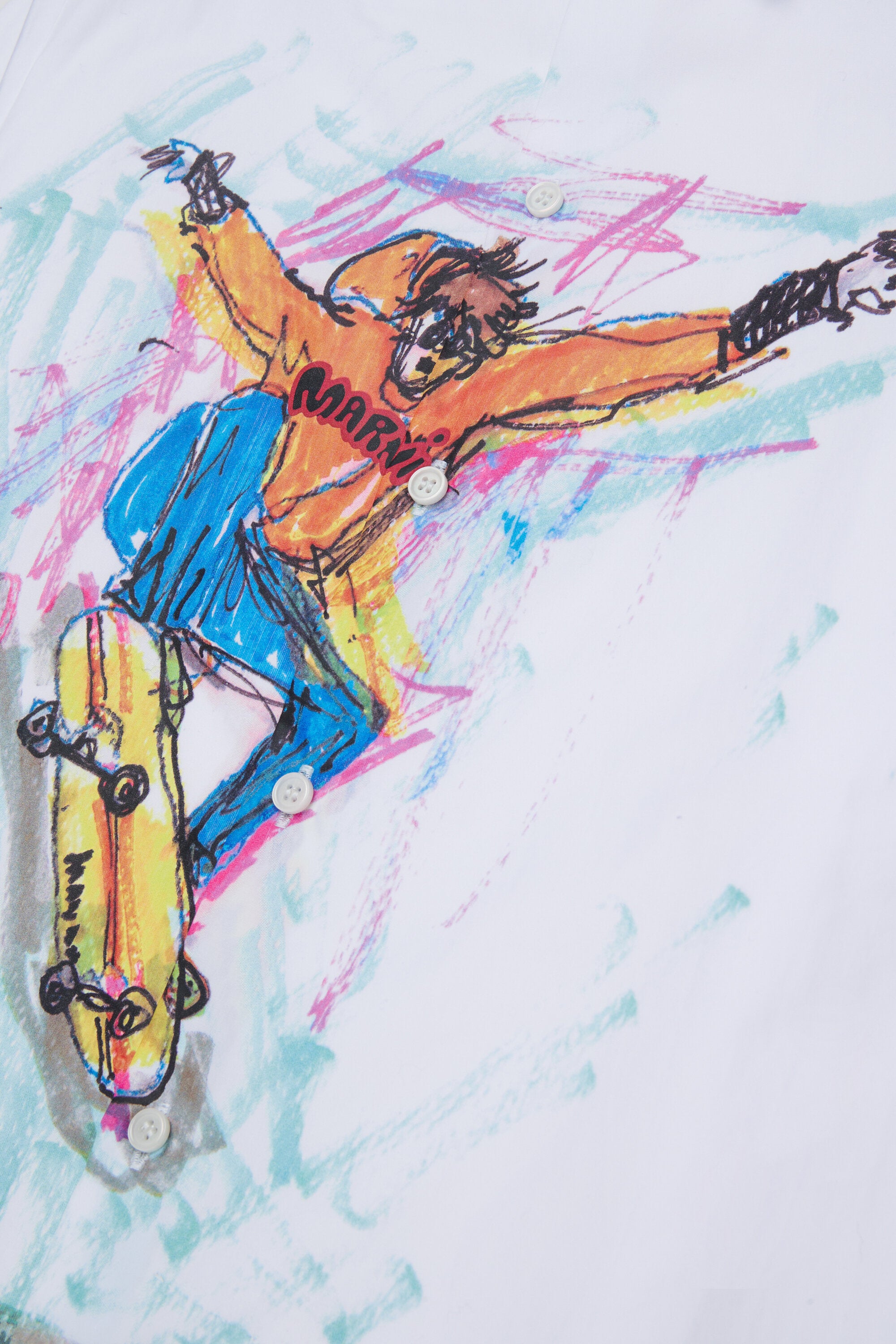 Langarmhemd mit Skater-Motiv