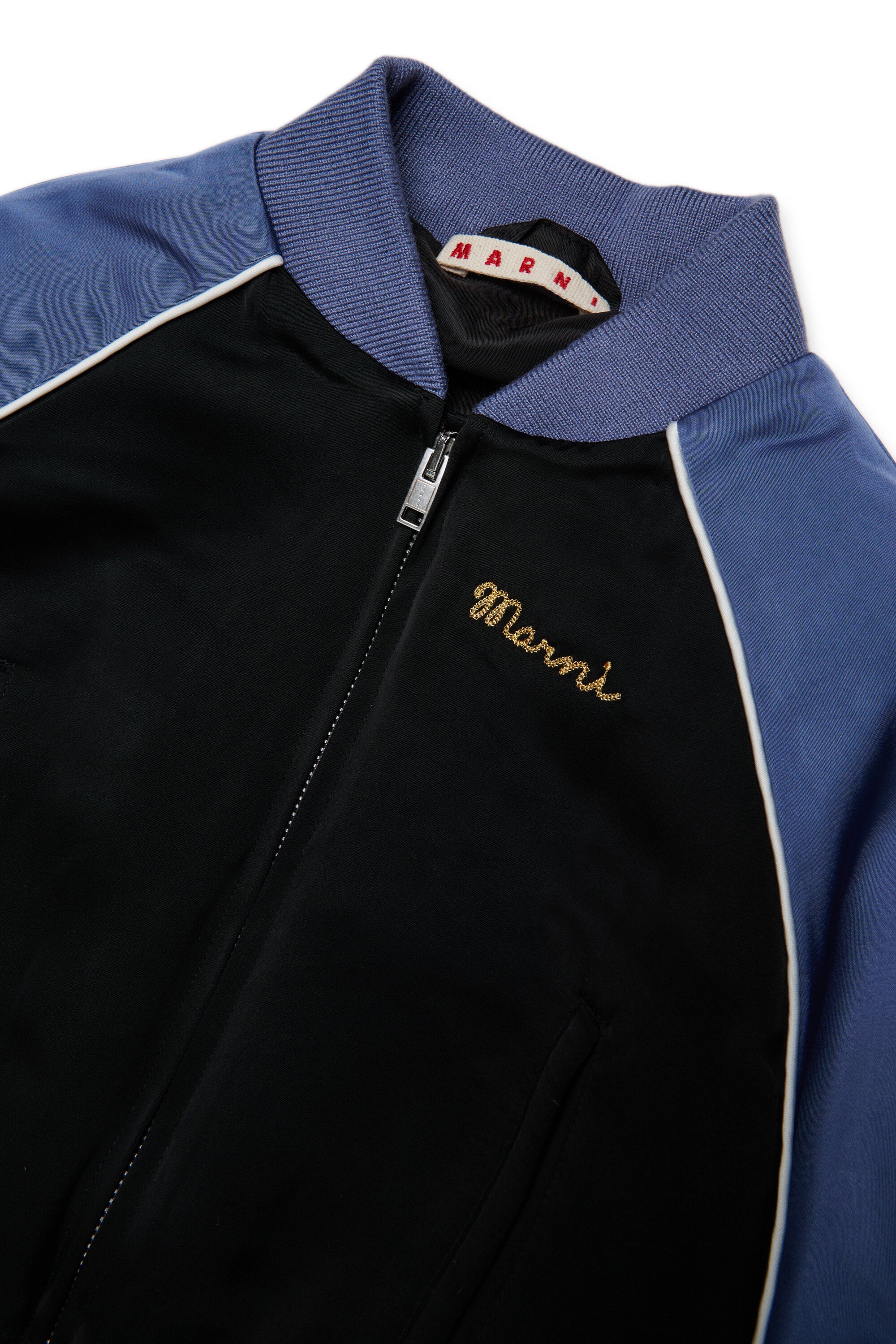 Bomber jacket with logo