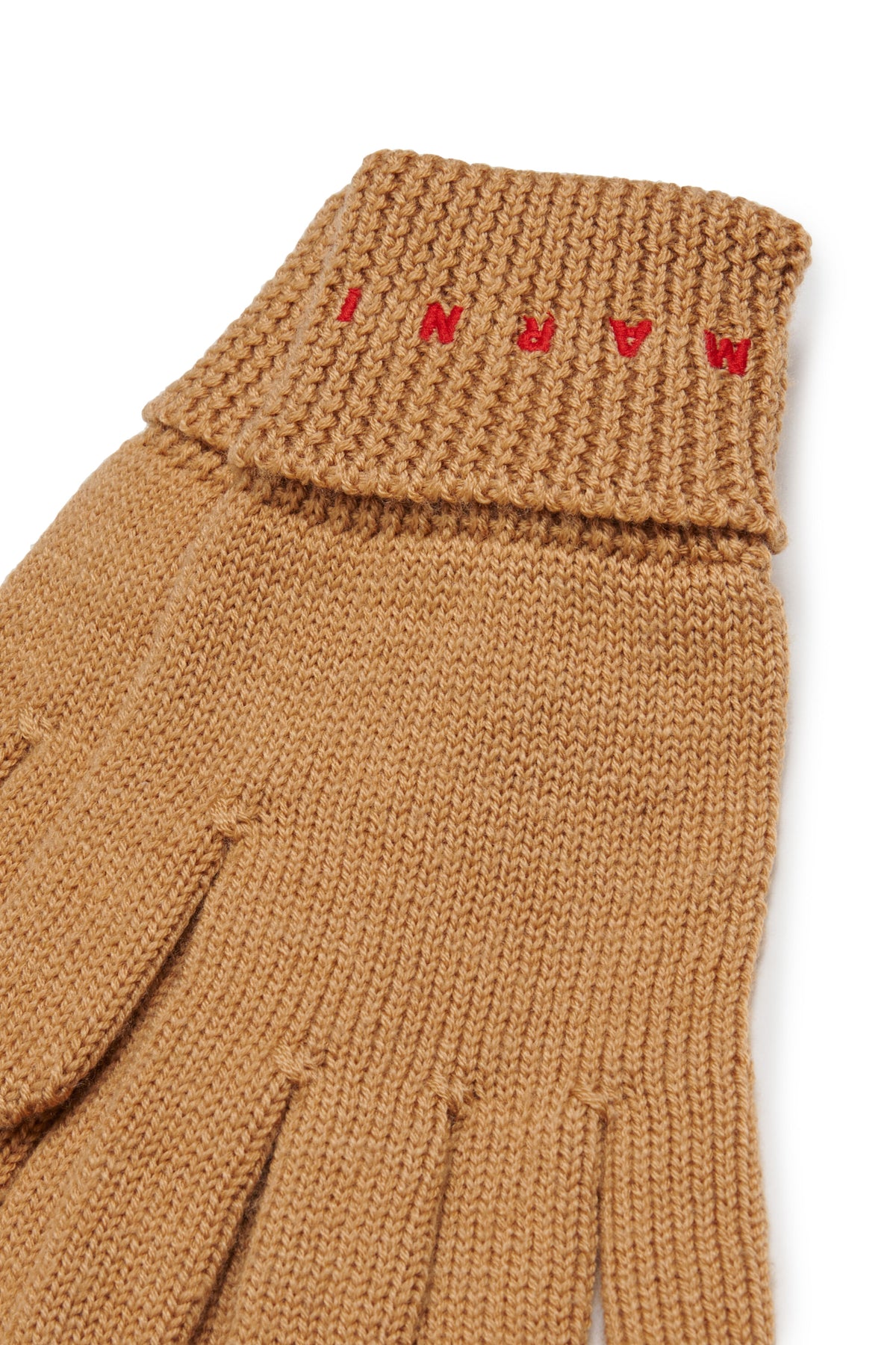 Gants en maille avec logo
