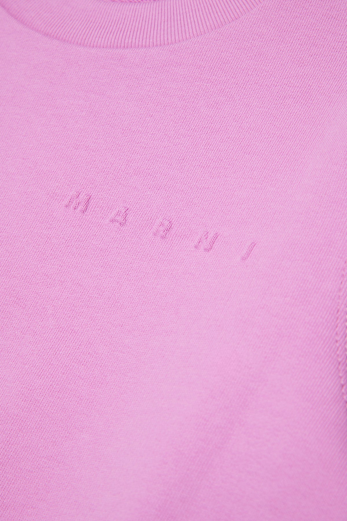 Sweat-shirt col rond avec logo en relief
