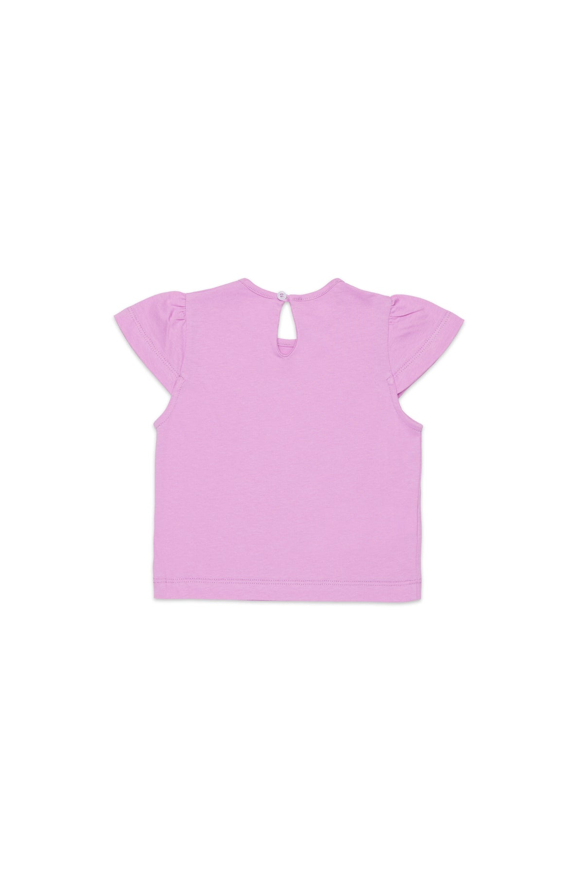 T-shirt with embroidered logo on hem