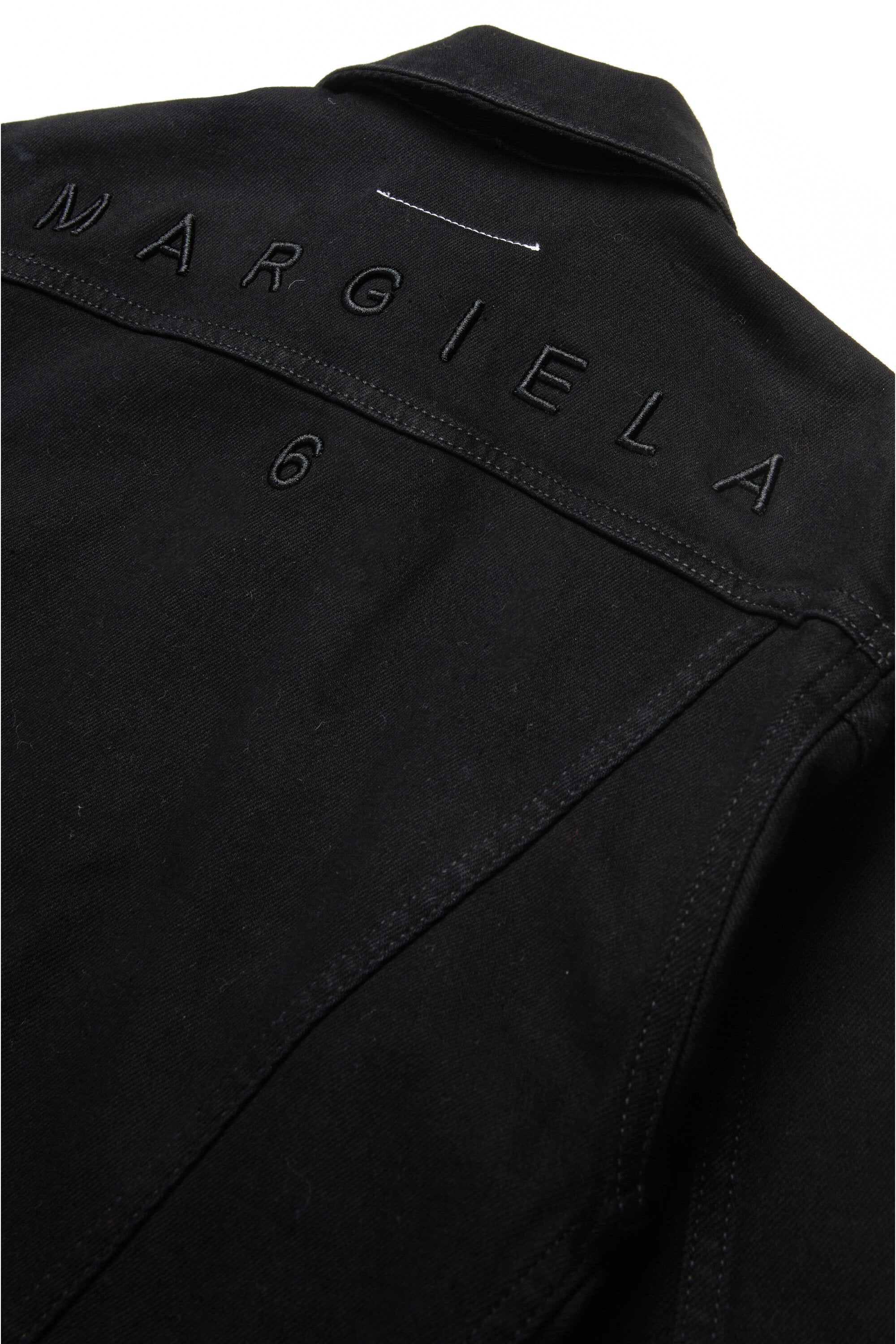 Veste en jeans noir de la marque