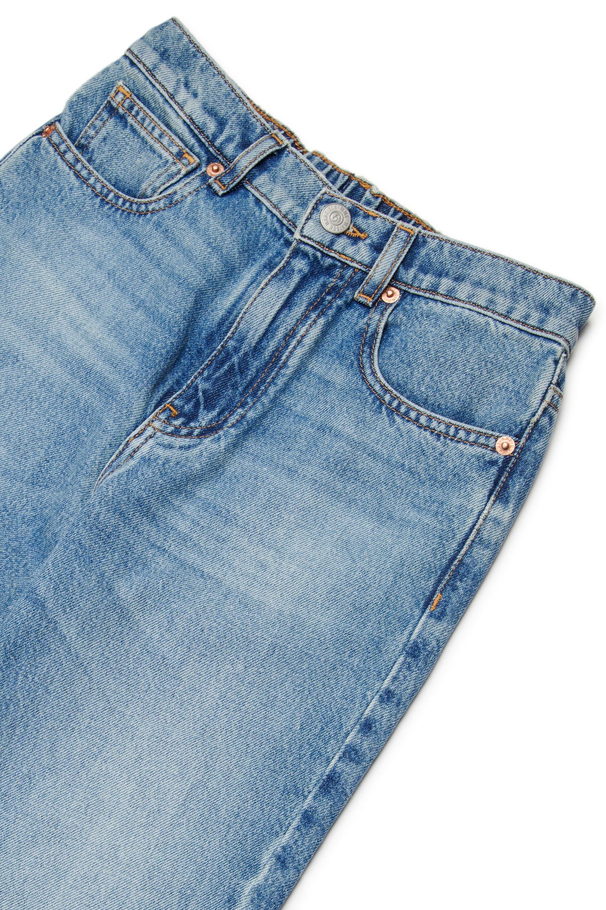 Jeans regular lavado azul claro