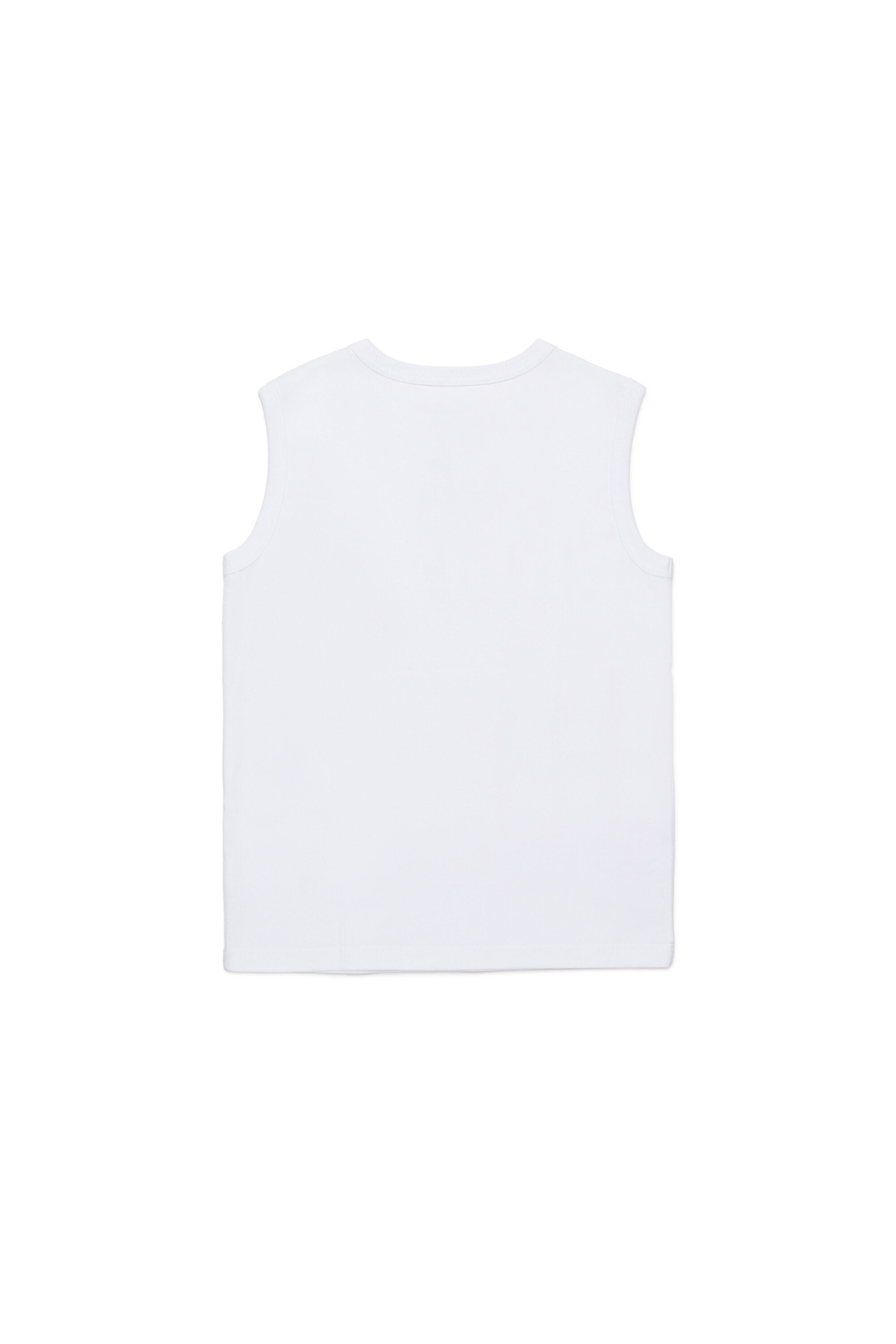 Sleeveless T-shirt branded with numeric logo