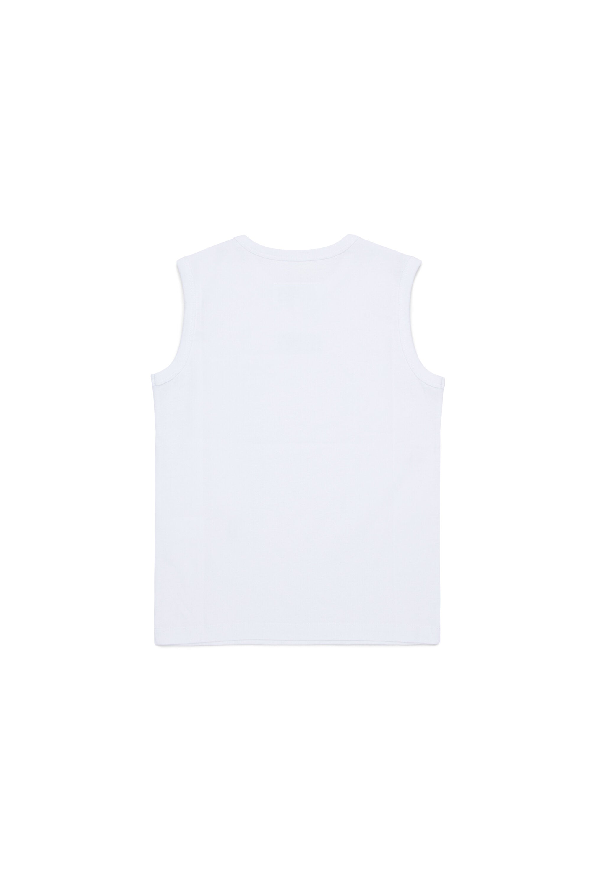 T-shirt senza maniche con logo