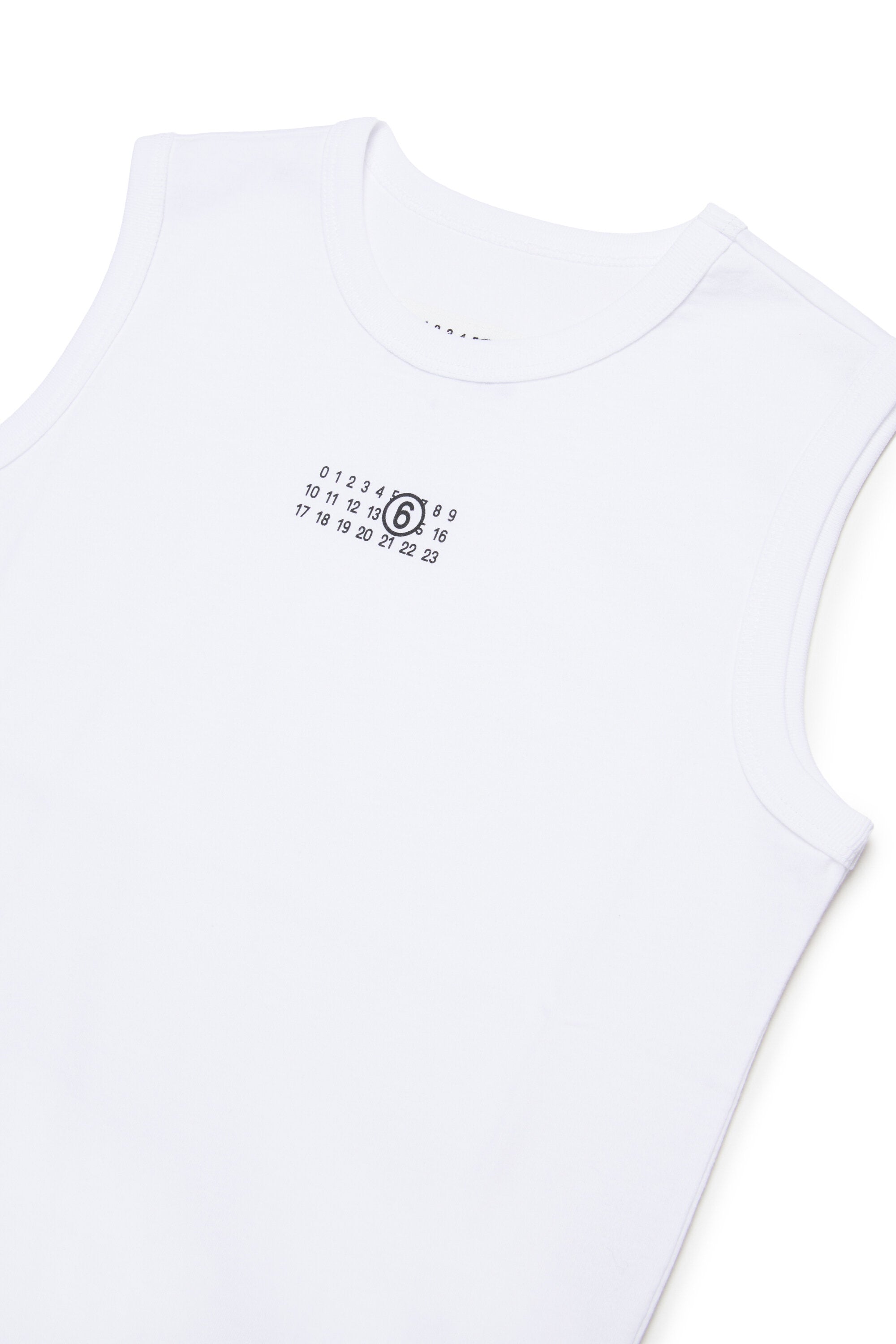 T-shirt senza maniche con logo