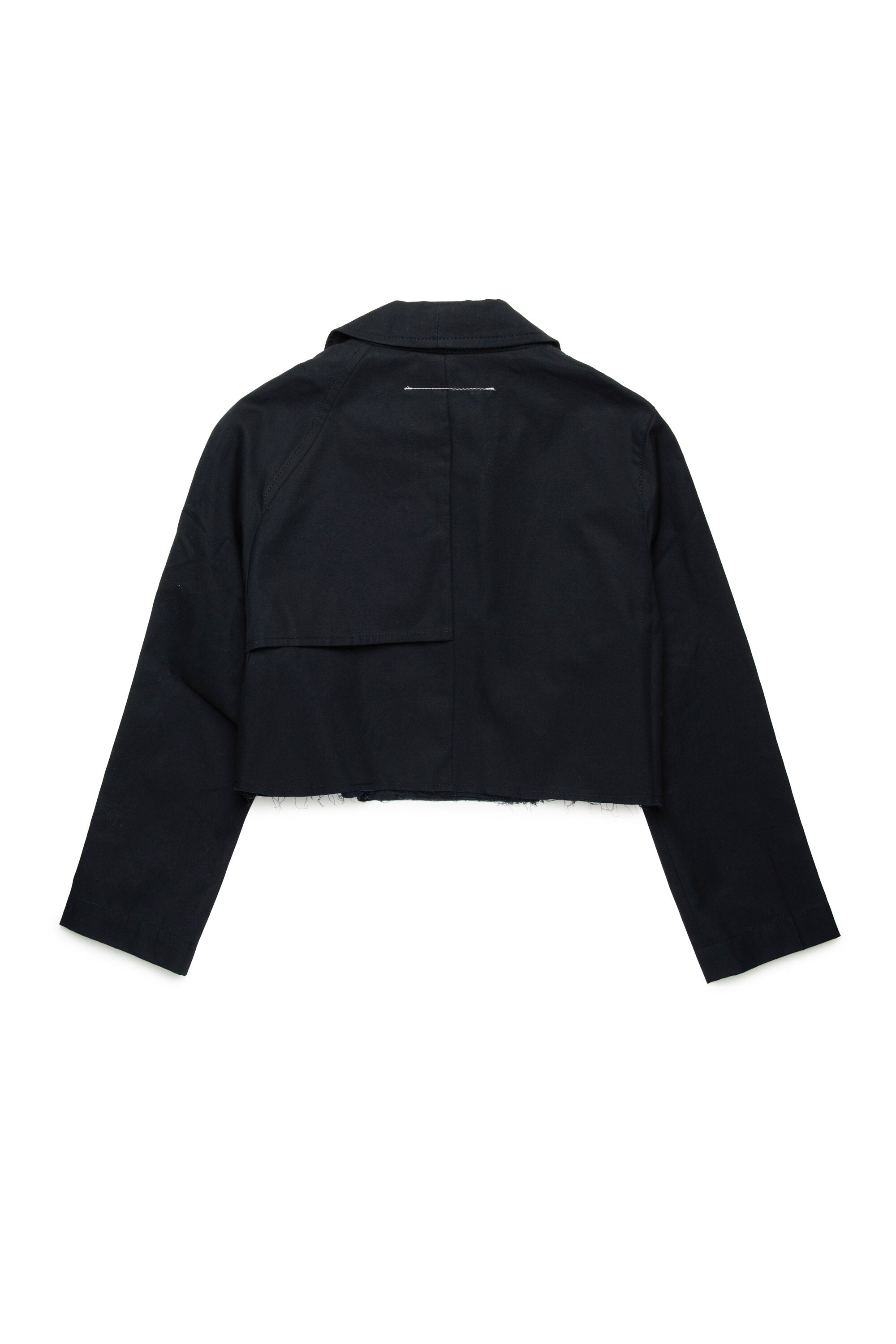 Double-breasted re-cut jacket